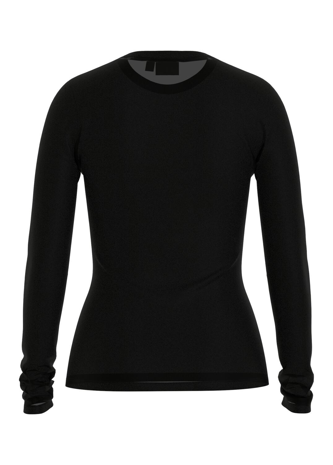 Vivolettis mesh bluse - sort