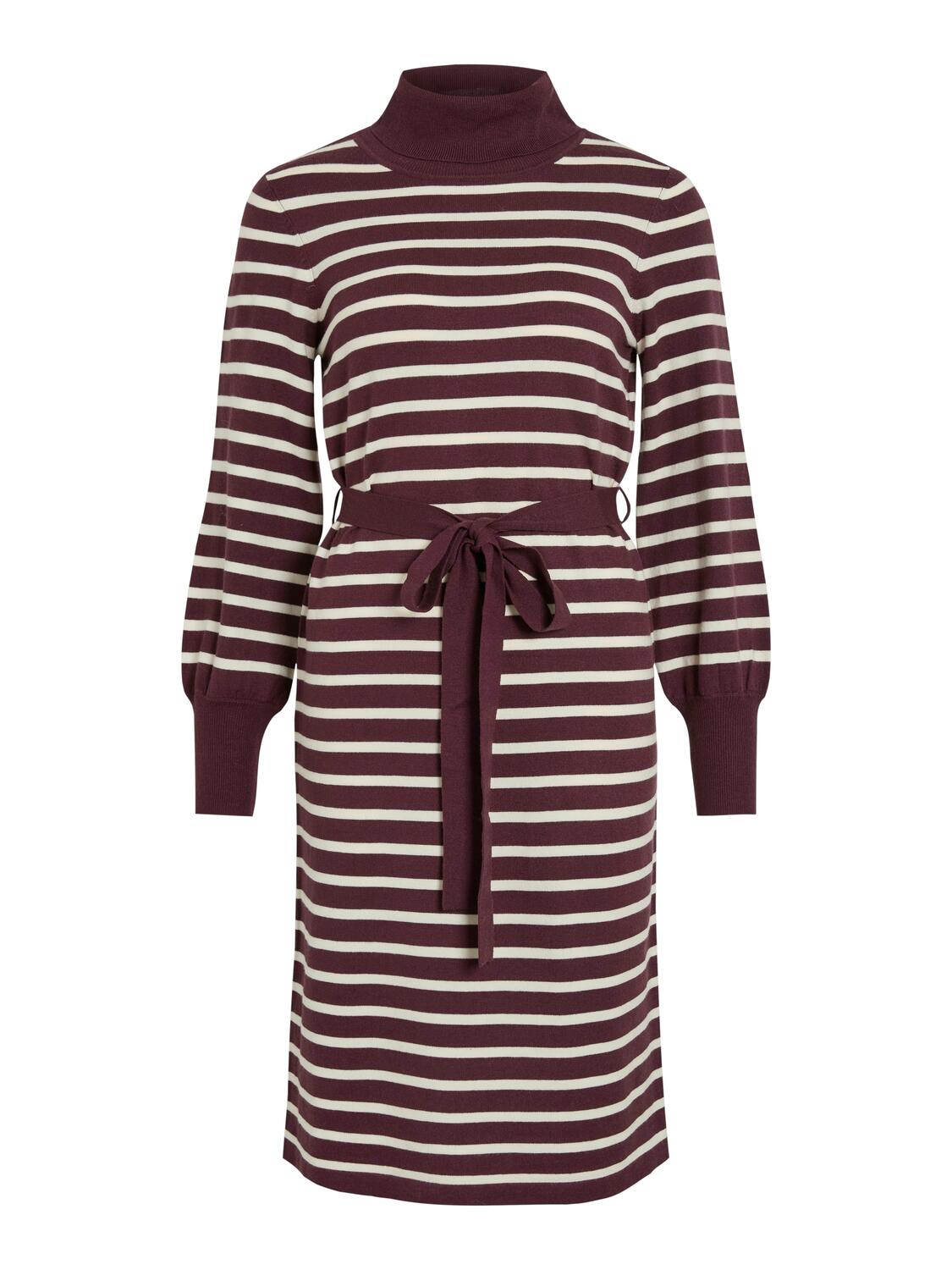 Viamanda turtleneck strik kjole - Fig