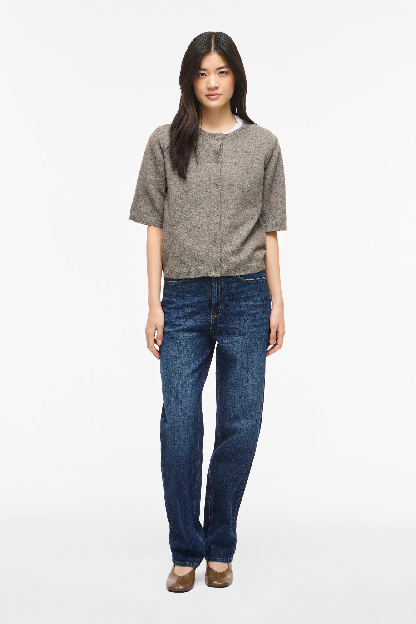 Viliga kortærmet cardigan - Falcon