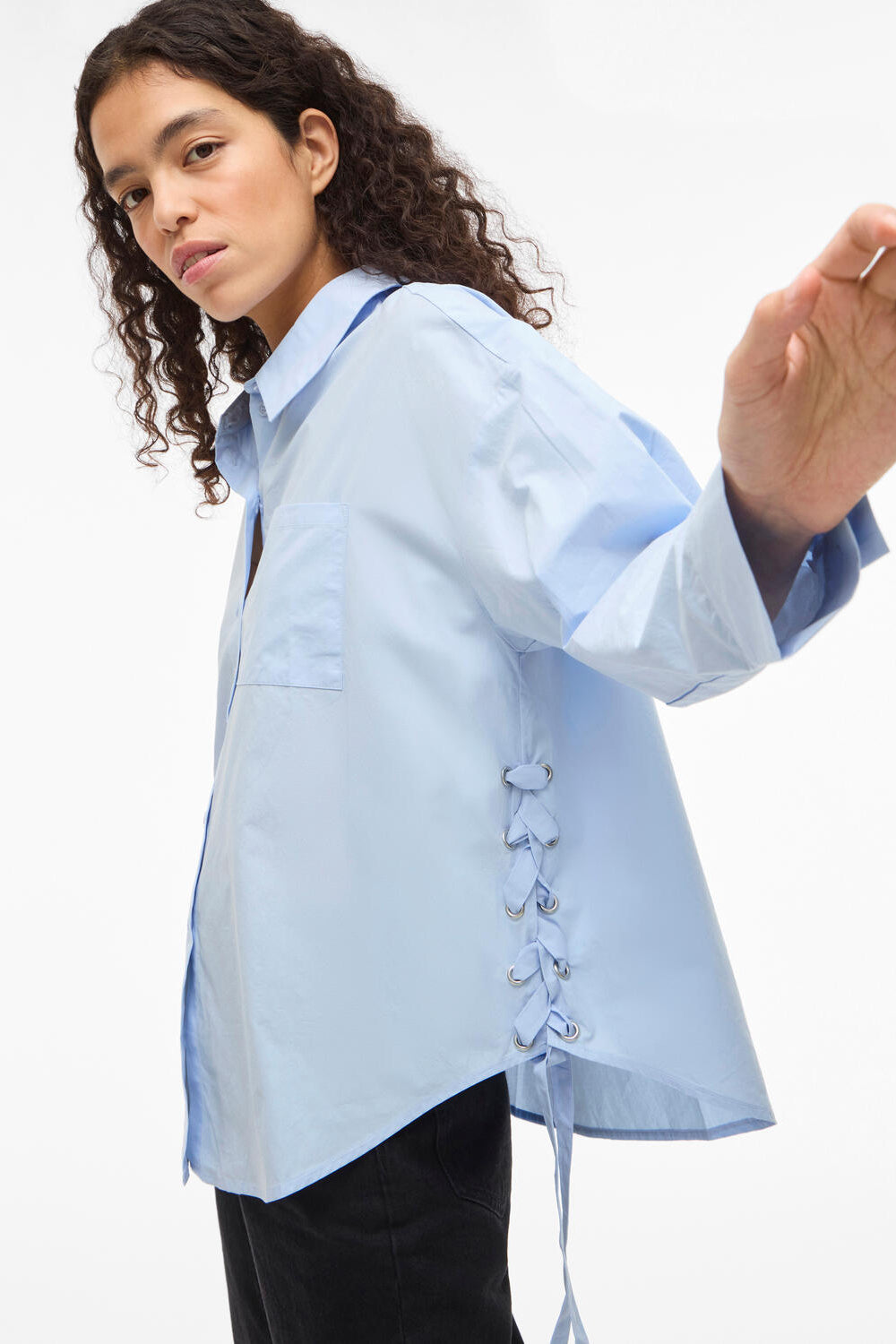 Visiji Lacing skjorte - Nantucket Breeze