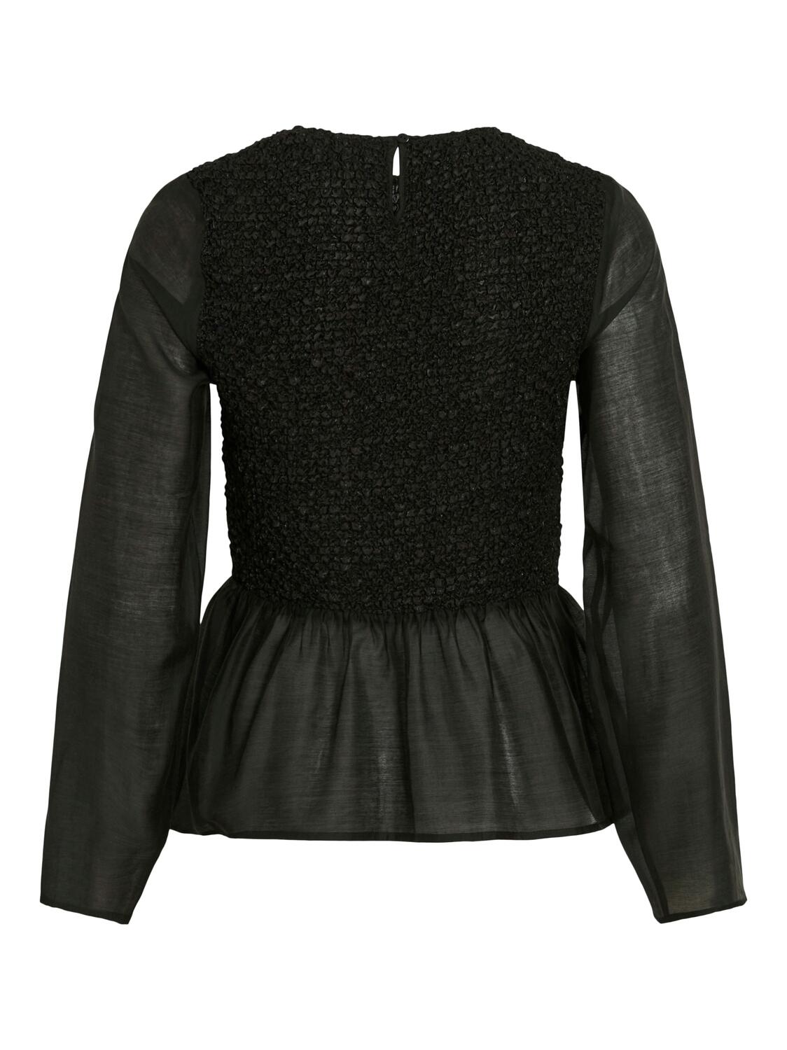 Vimille smock bluse - sort