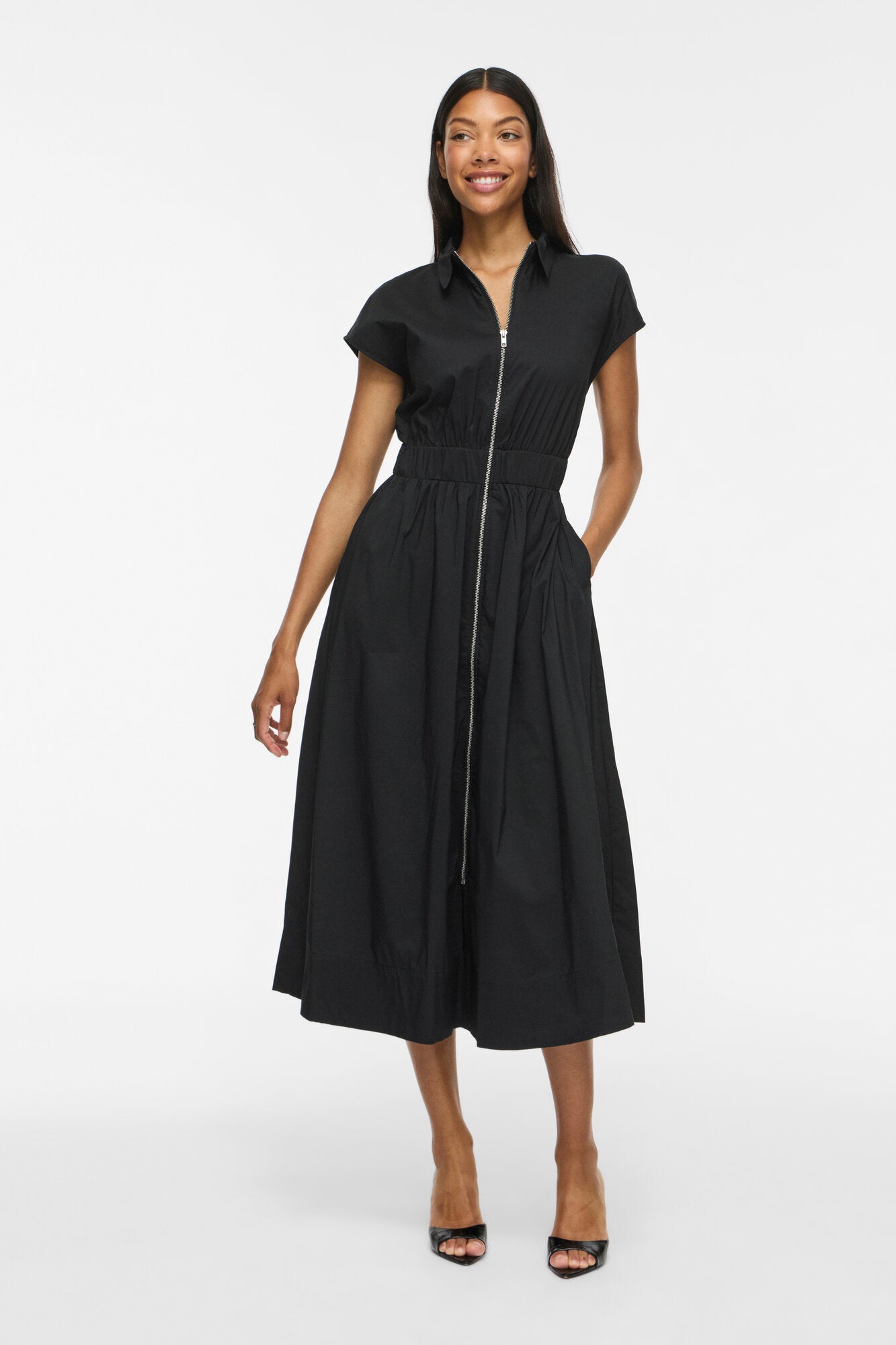 Vionelly midi kjole - Black Beauty
