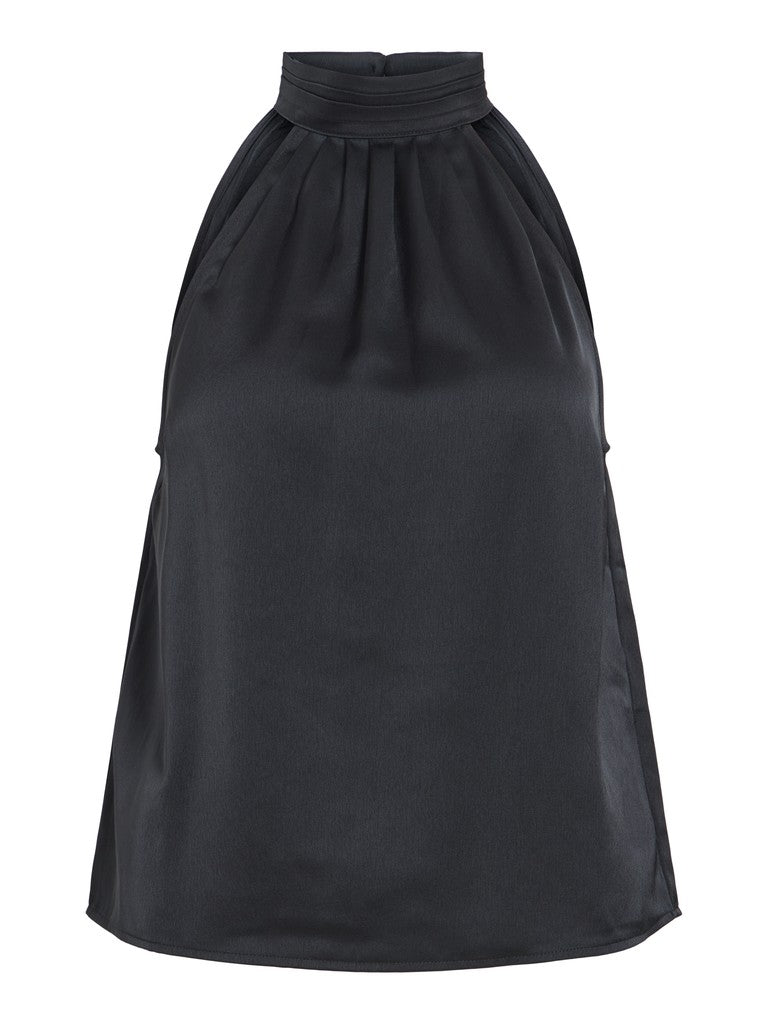 Vienid Halterneck top - sort
