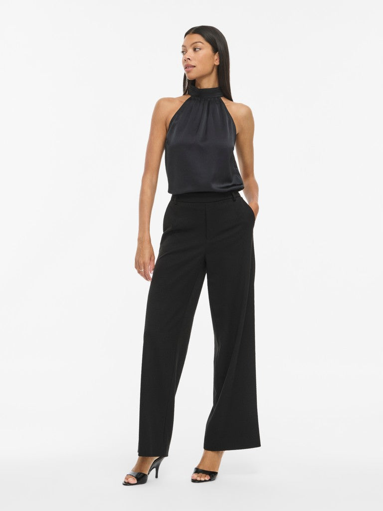 Vienid Halterneck top - sort