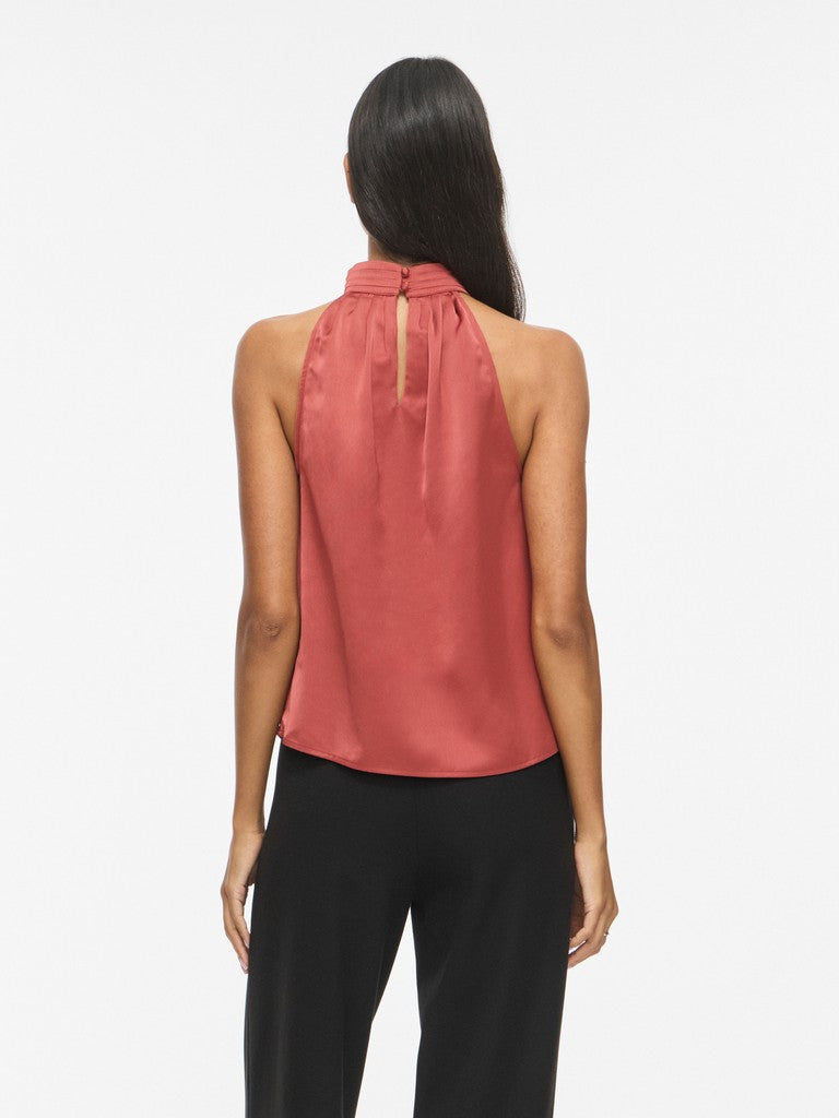Vienid Halterneck top - Marsala