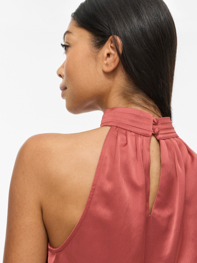 Vienid Halterneck top - Marsala
