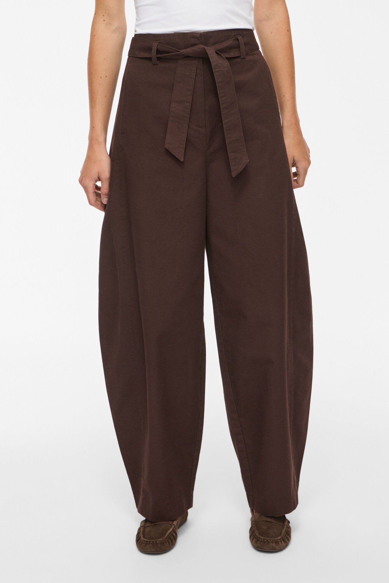 Vijemma barrel jeans – Coffee Bean