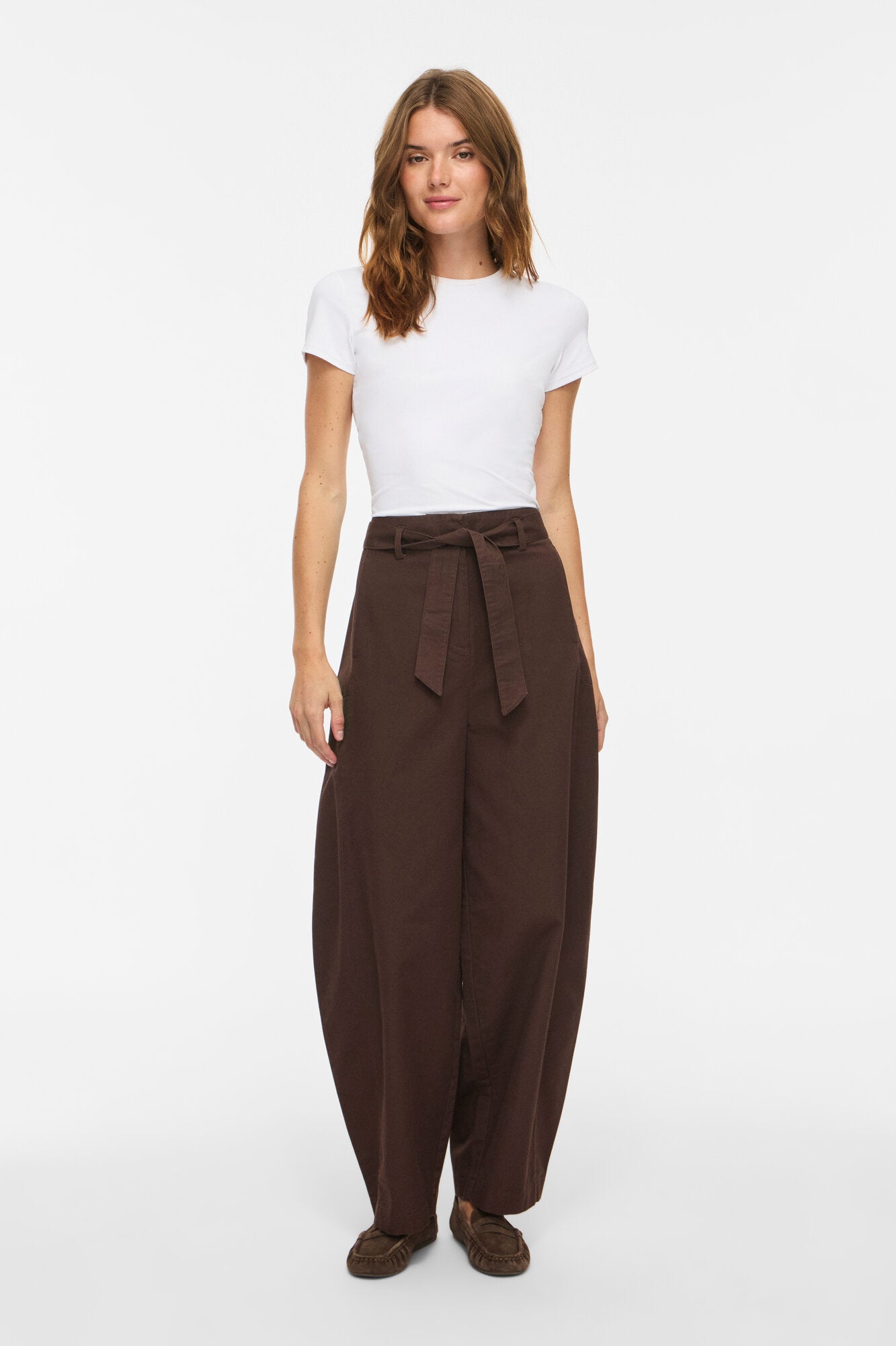 Vijemma barrel jeans – Coffee Bean