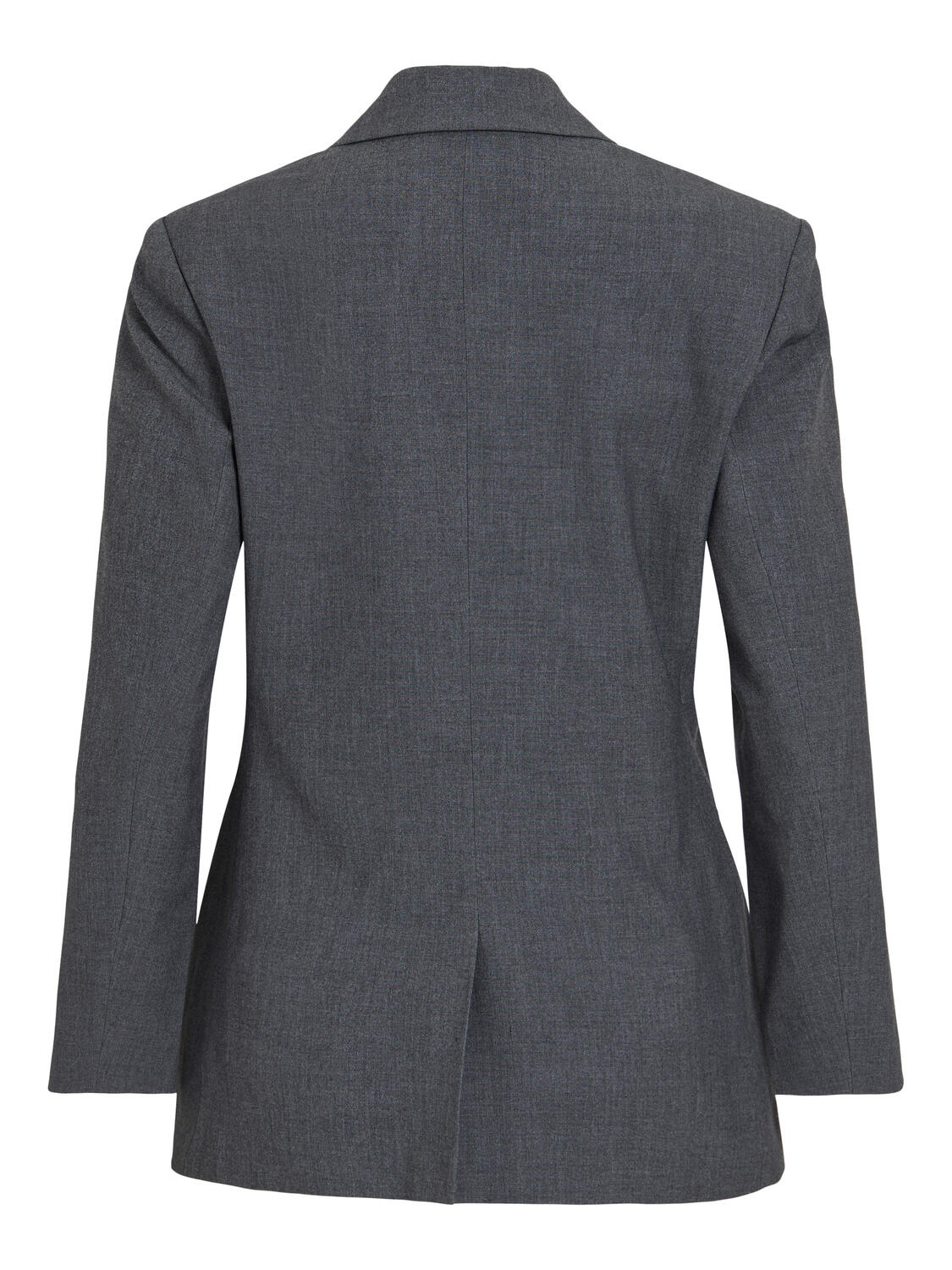 Vistine figursyet blazer - Dark Grey Melange