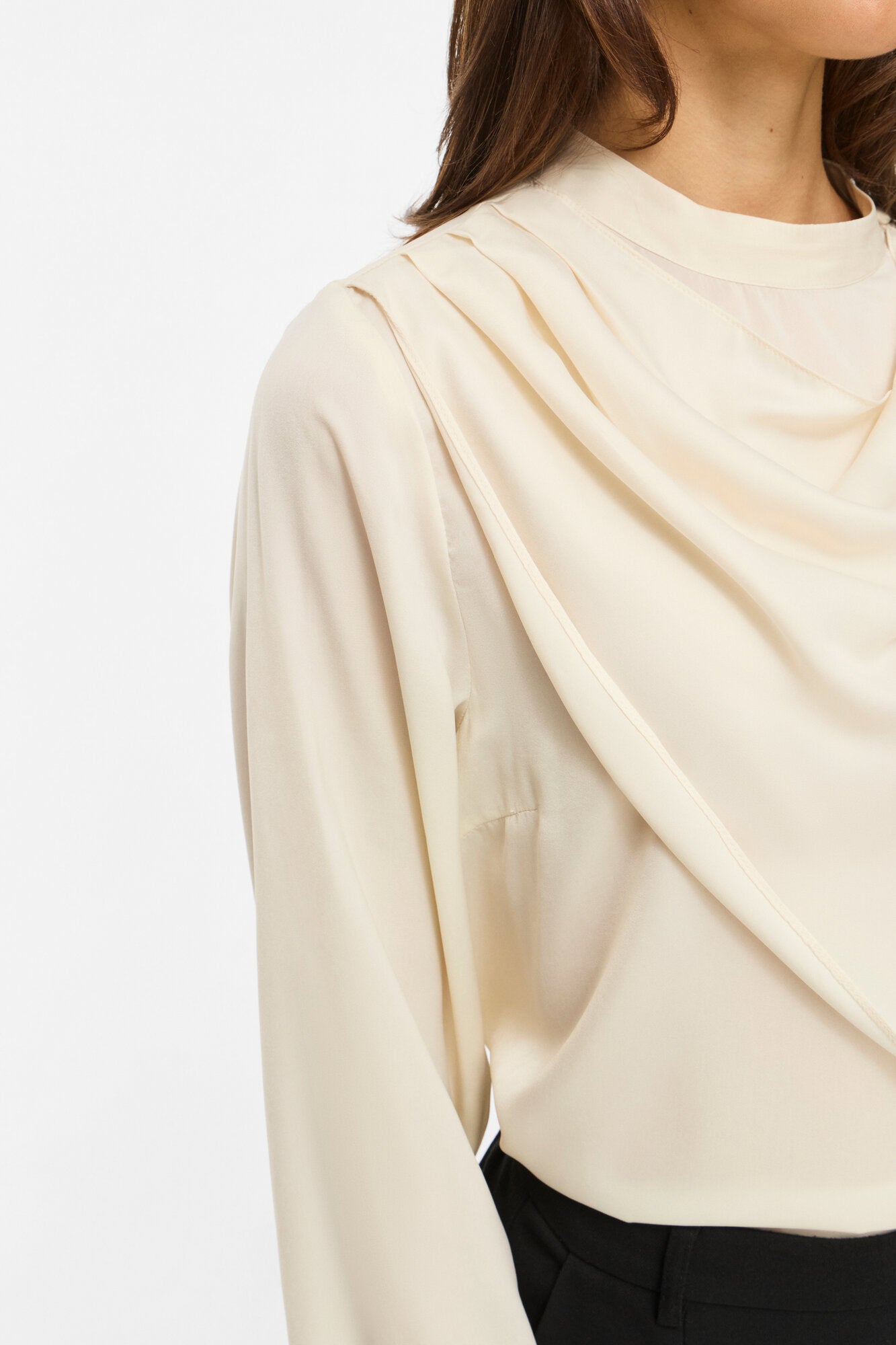 Vininae O-Neck top – Birch