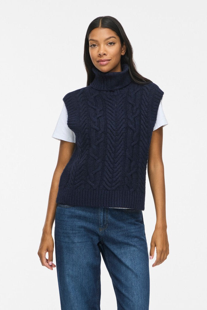 Viopa strikvest - Navy Blazer