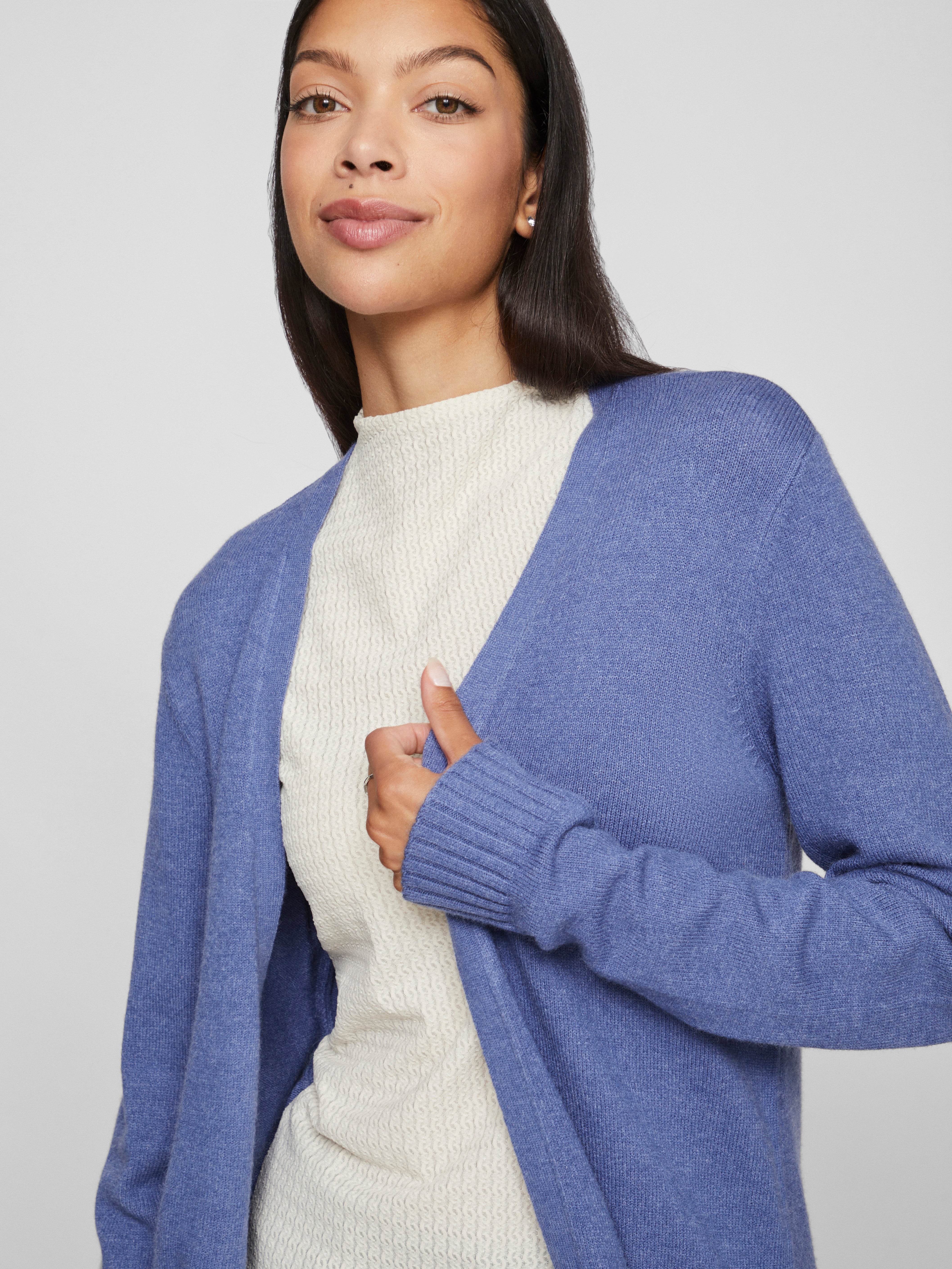 Viril open cardigan - Bijou Blue