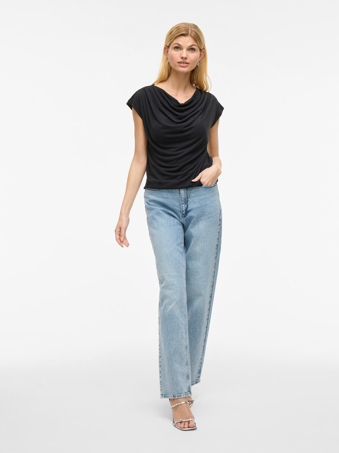Vimodala Waterfall top - Black Beauty