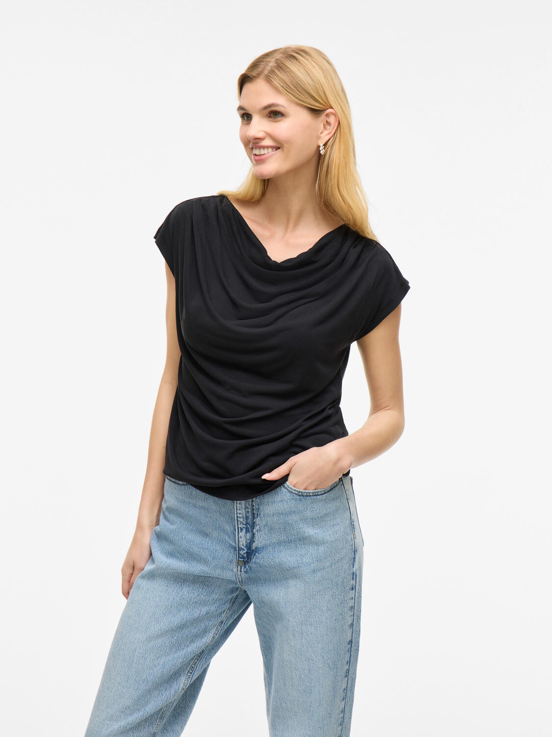 Vimodala Waterfall top - Black Beauty