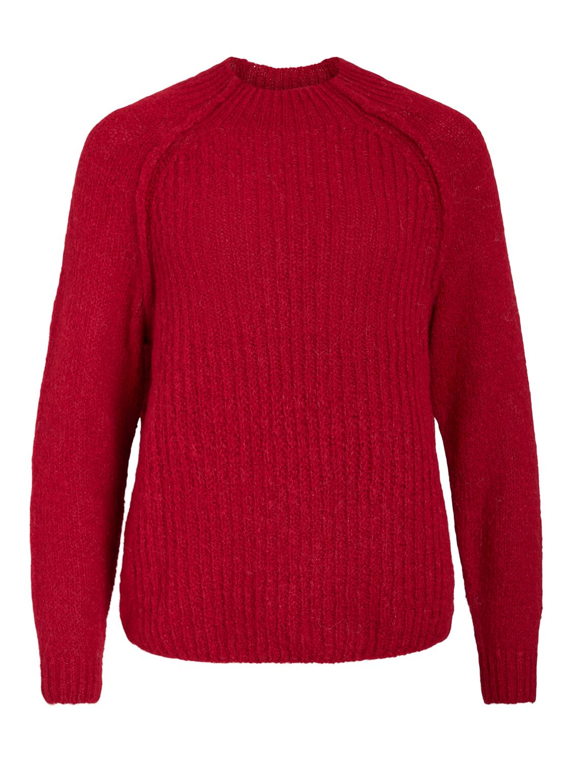 Vibows highneck striktrøje - Jester red