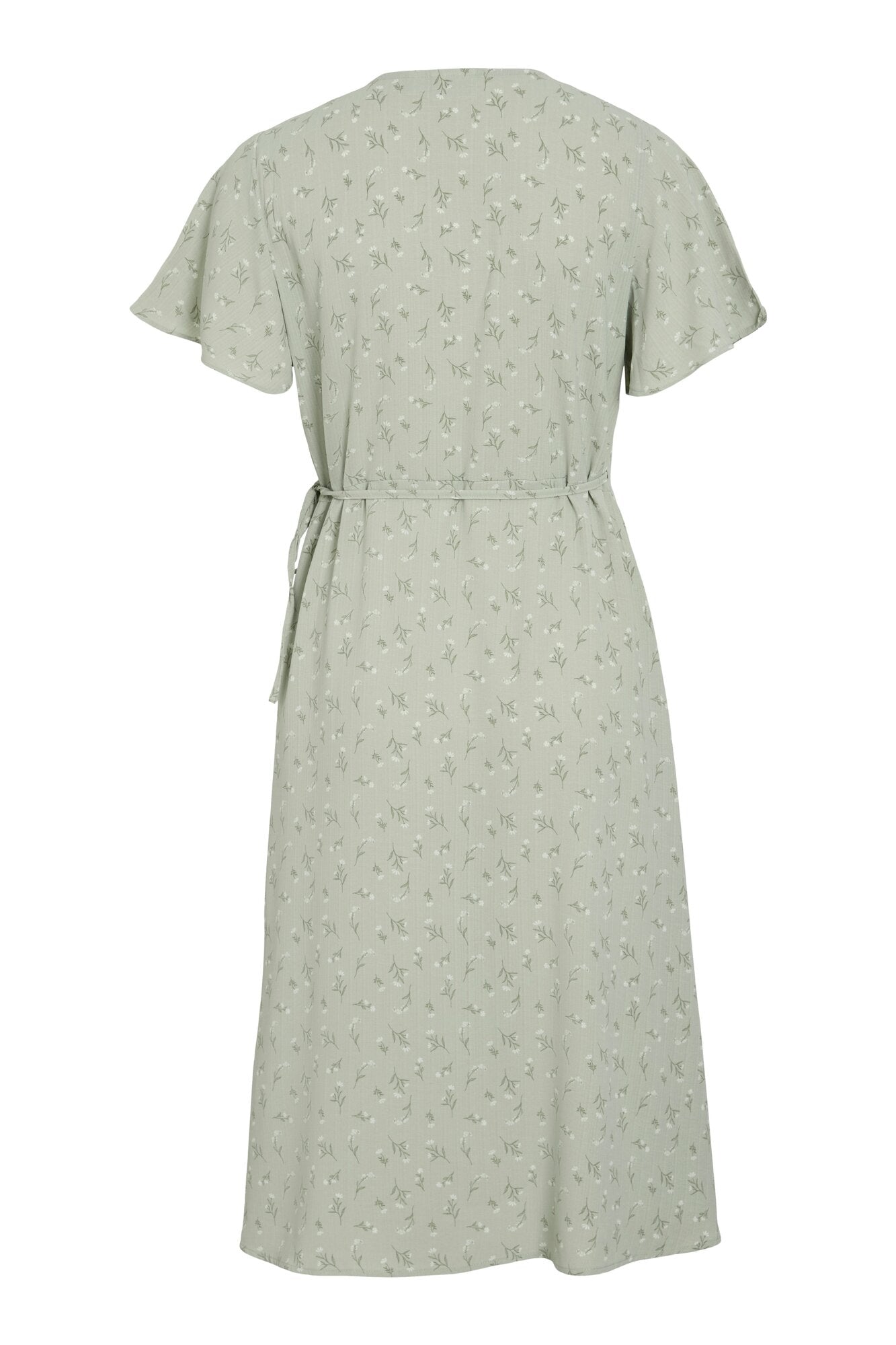 Vilovie midi wrap kjole - Desert Sage