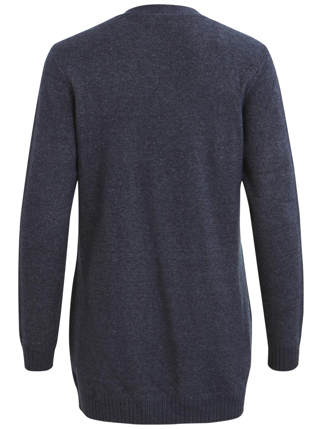 Viril Open L/S cardigan - Total Eclipse