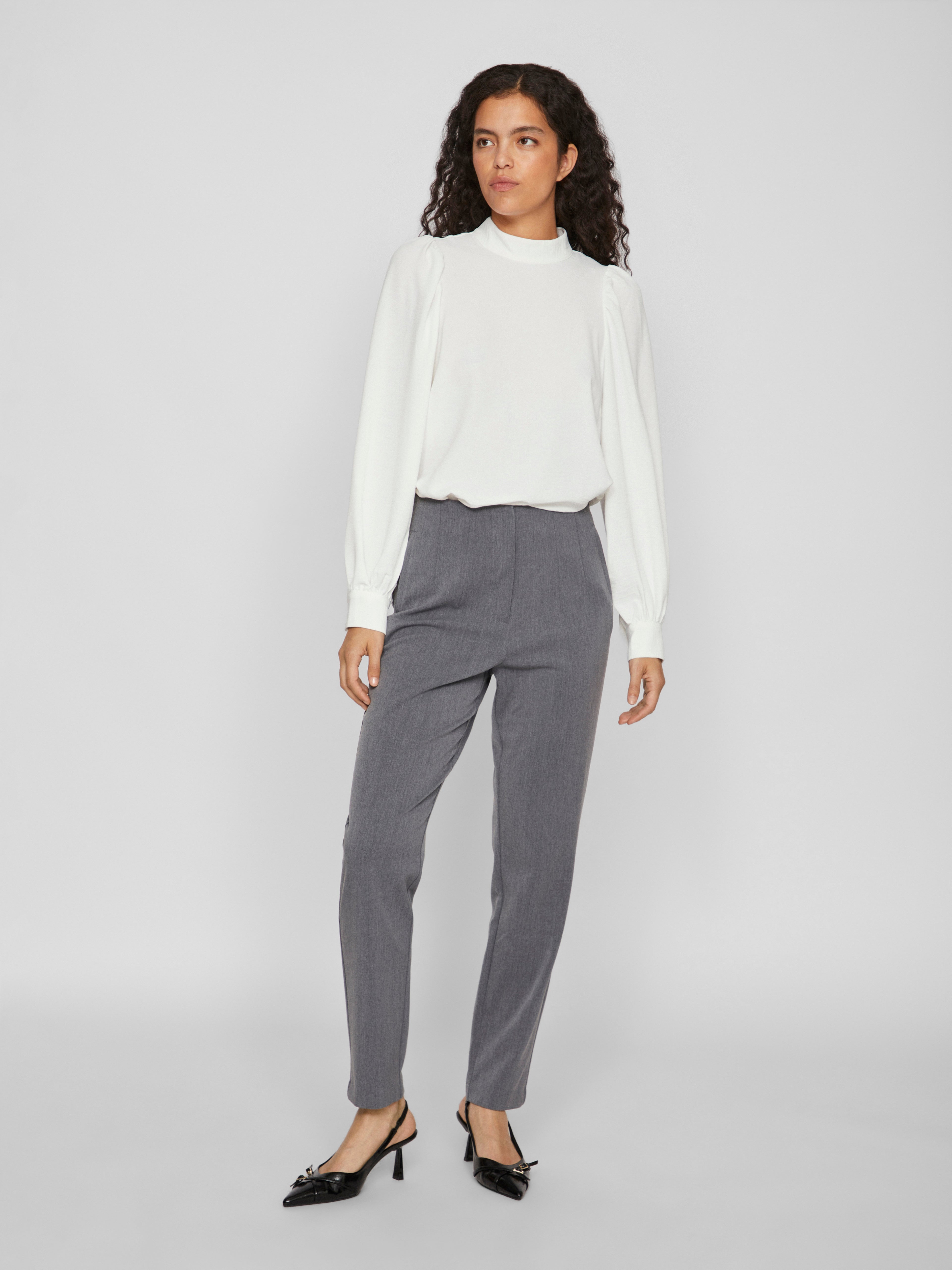 Vivarone HW bukser - Medium Grey Melange