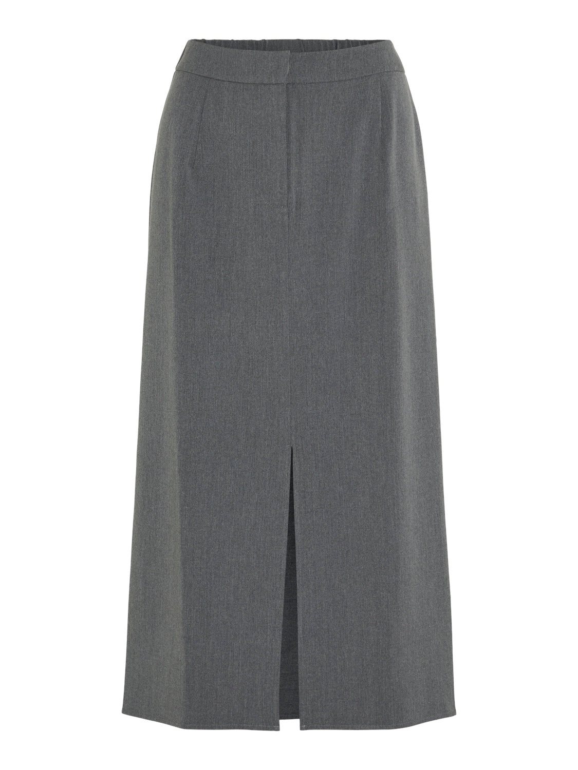 Vivarone HW midi nederdel - Medium Grey Melange