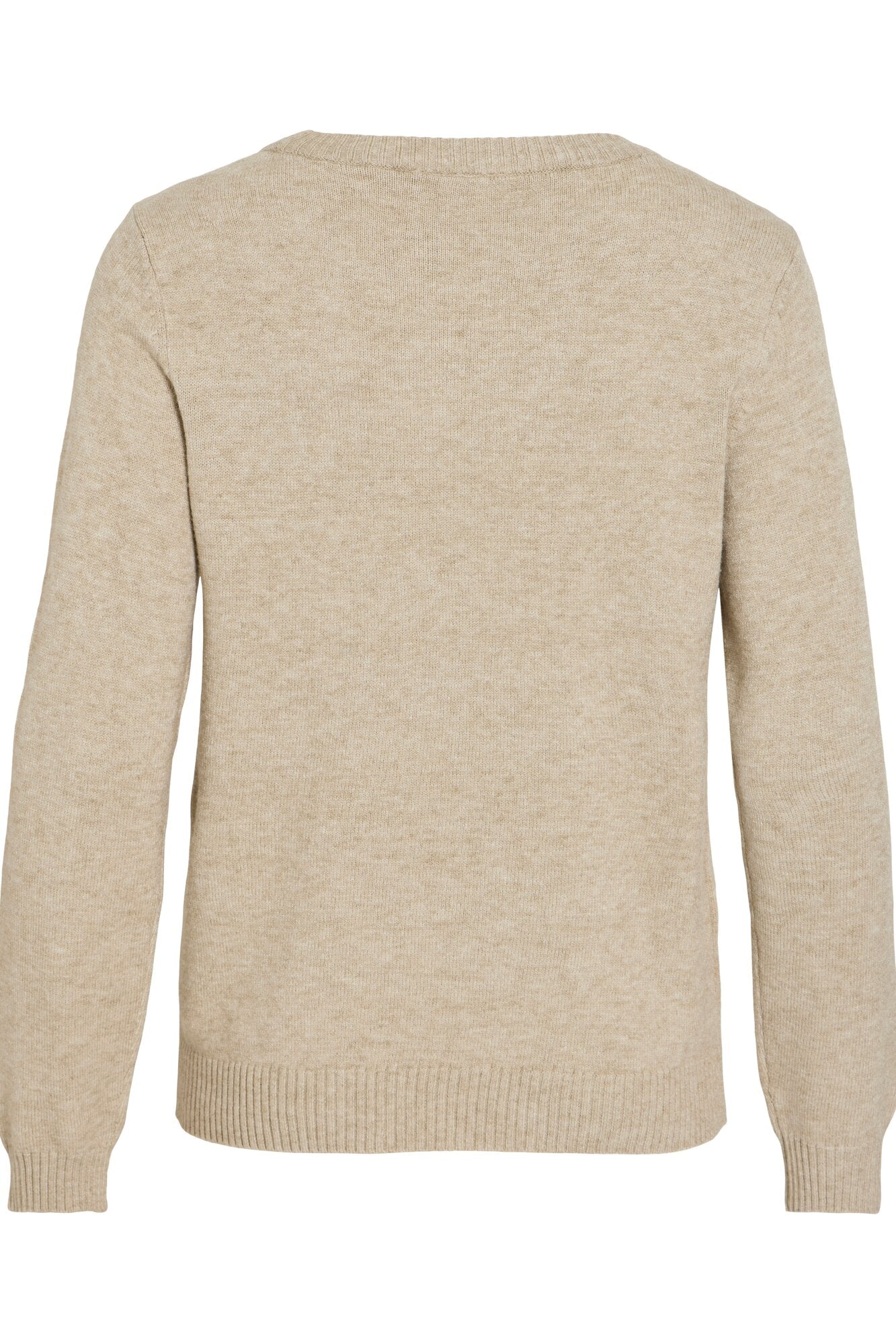 Viril O-Neck striktrøje - Natural Melange