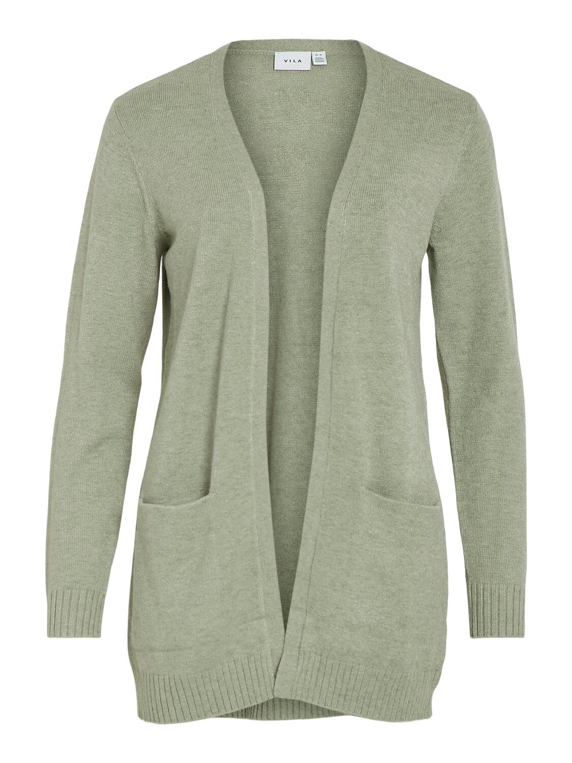 Viril Open cardigan - Oil Green