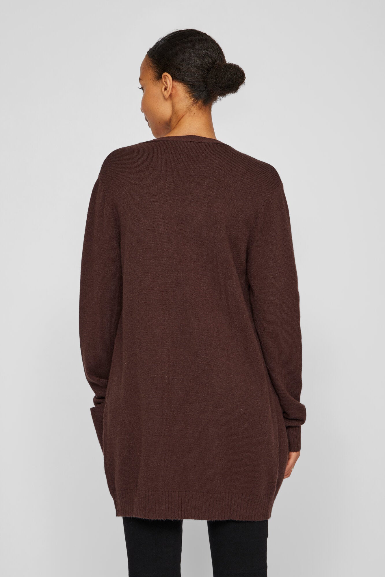 Viril strik cardigan - Coffee Bean