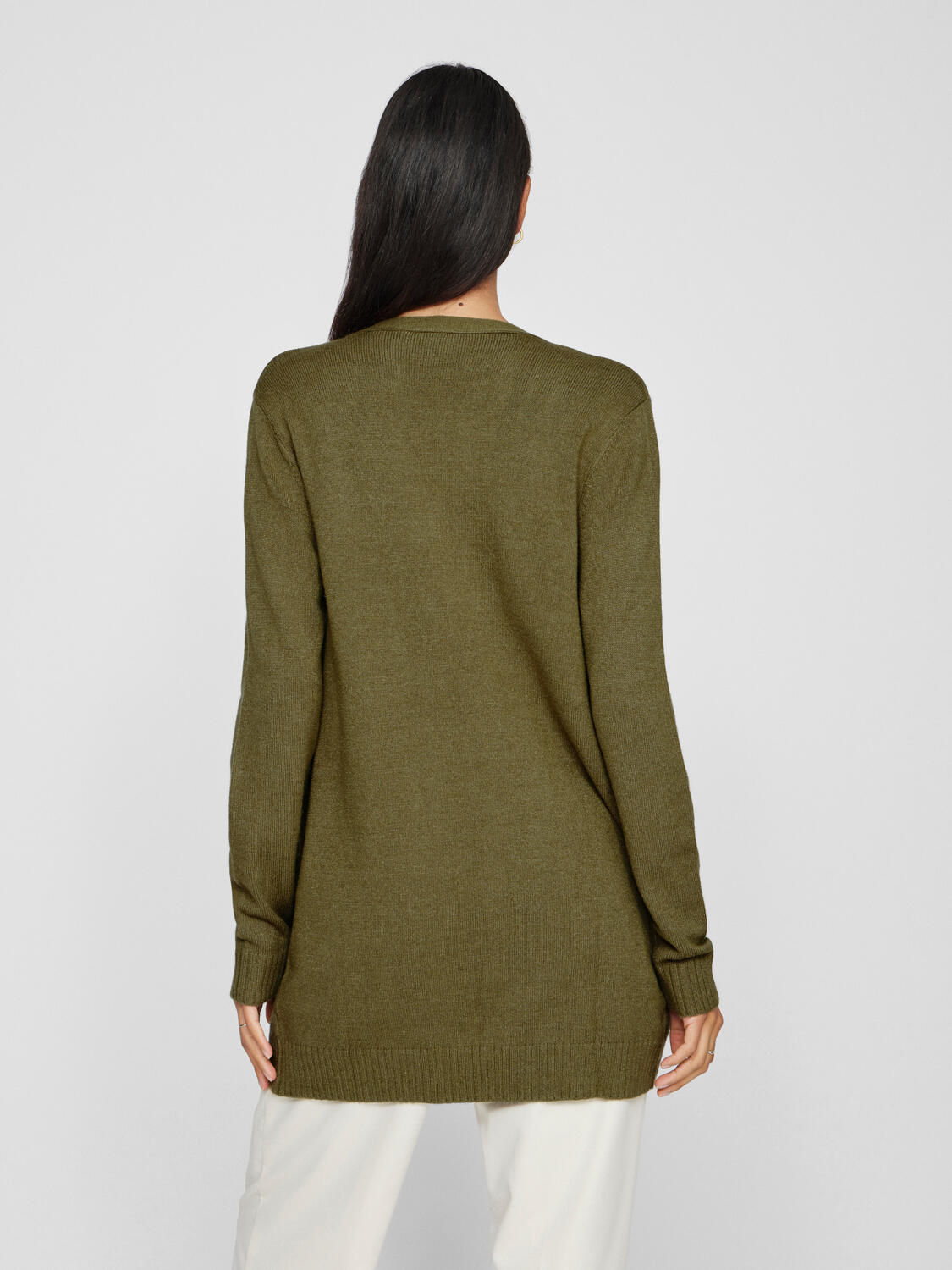 Viril Open Knit cardigan - Capulet Olive