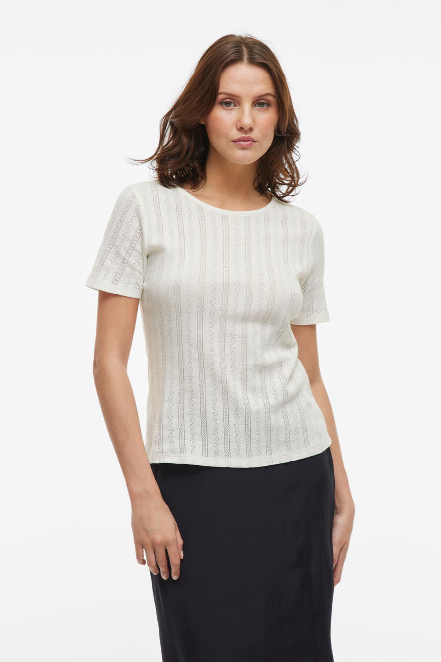 Vikassie Pointelle t-shirt - Snow White
