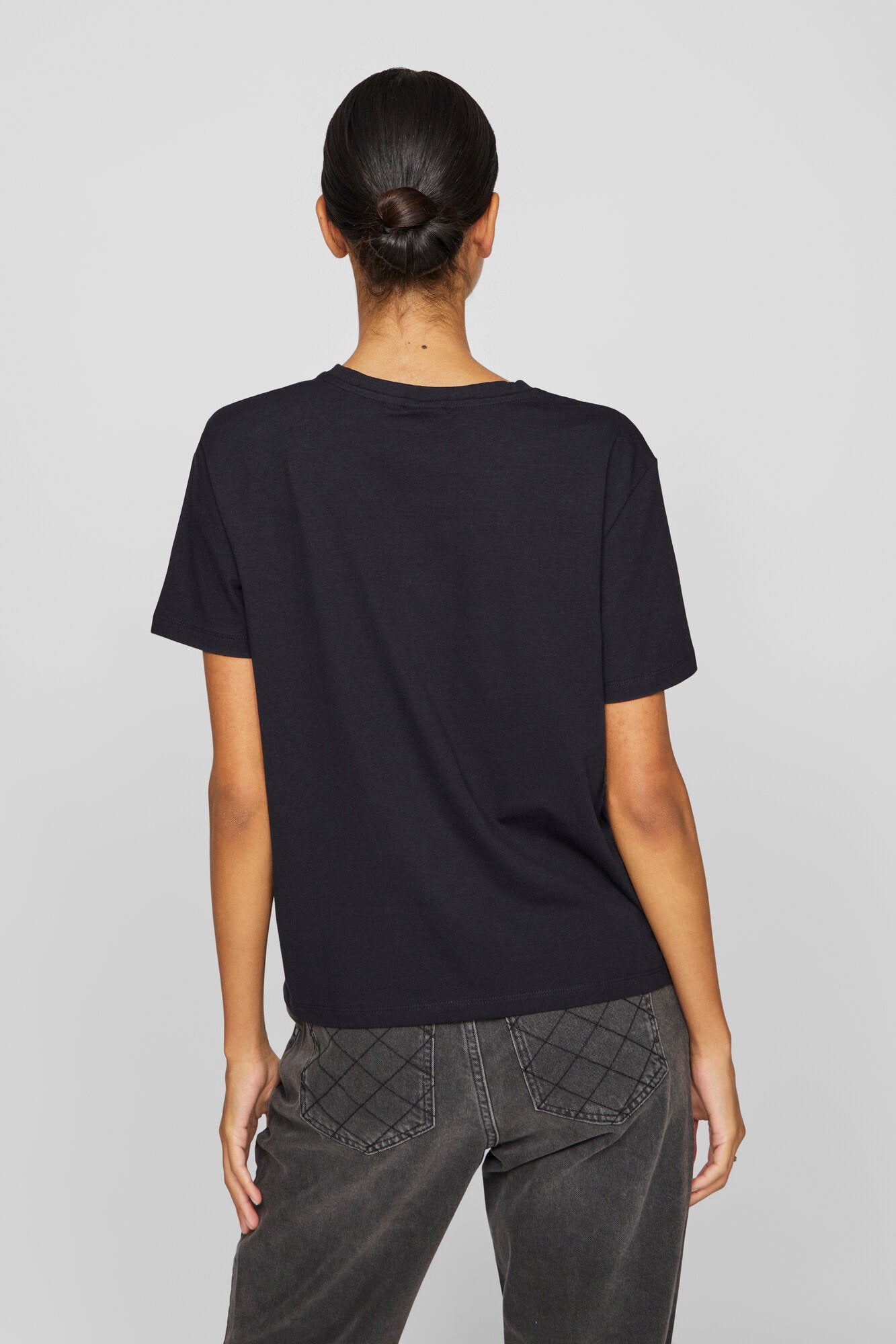 Vinora kortærmet t-shirt - Black Beauty