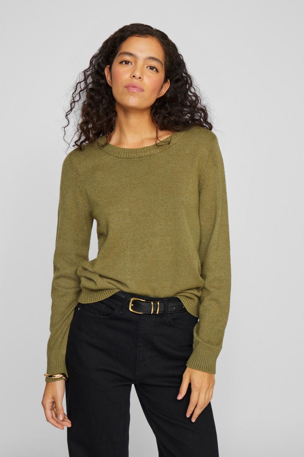 Viril O-Neck striktrøje - Capulet Olive