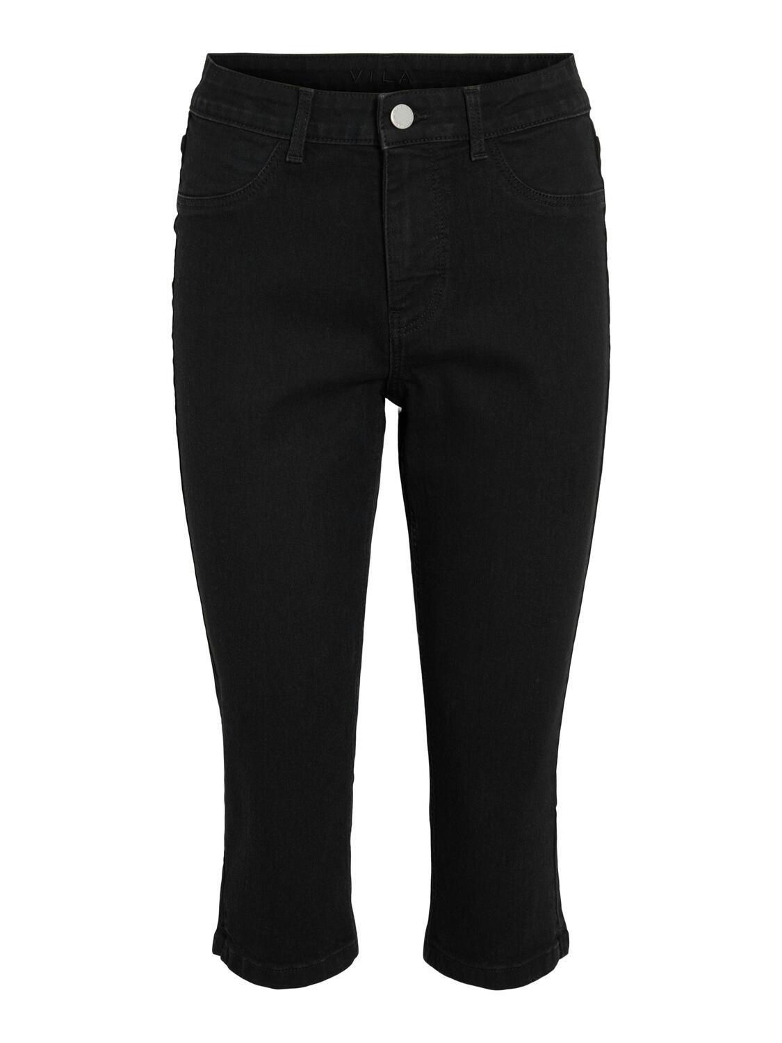 Vijeggy Capri bukser - Black Denim