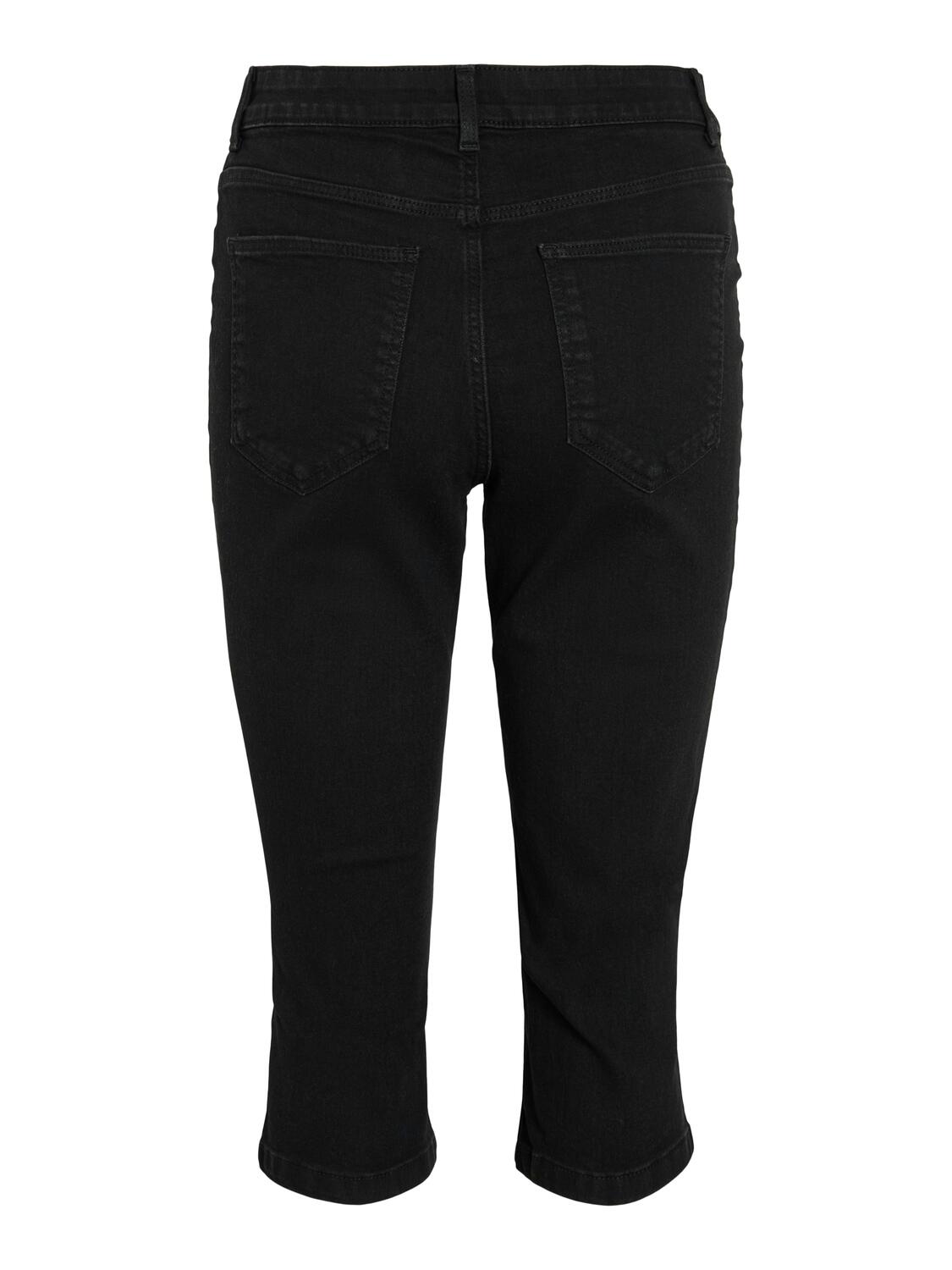 Vijeggy Capri bukser - Black Denim