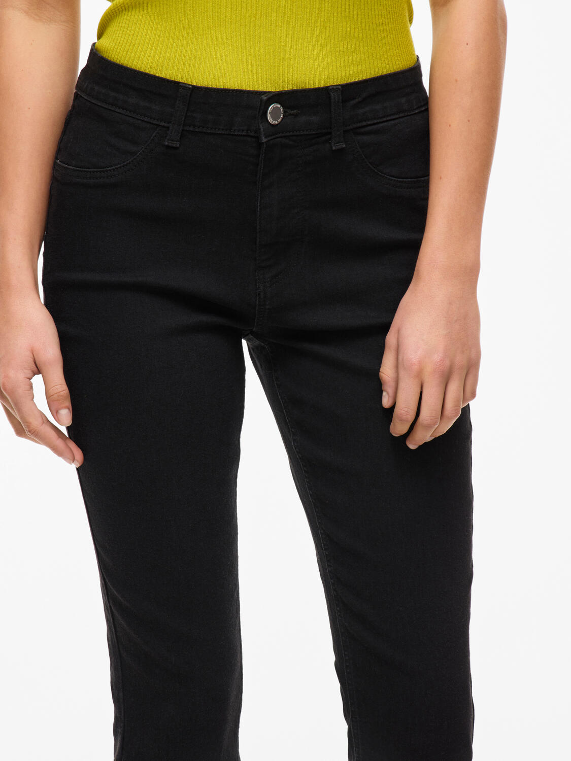 Vijeggy Capri bukser - Black Denim