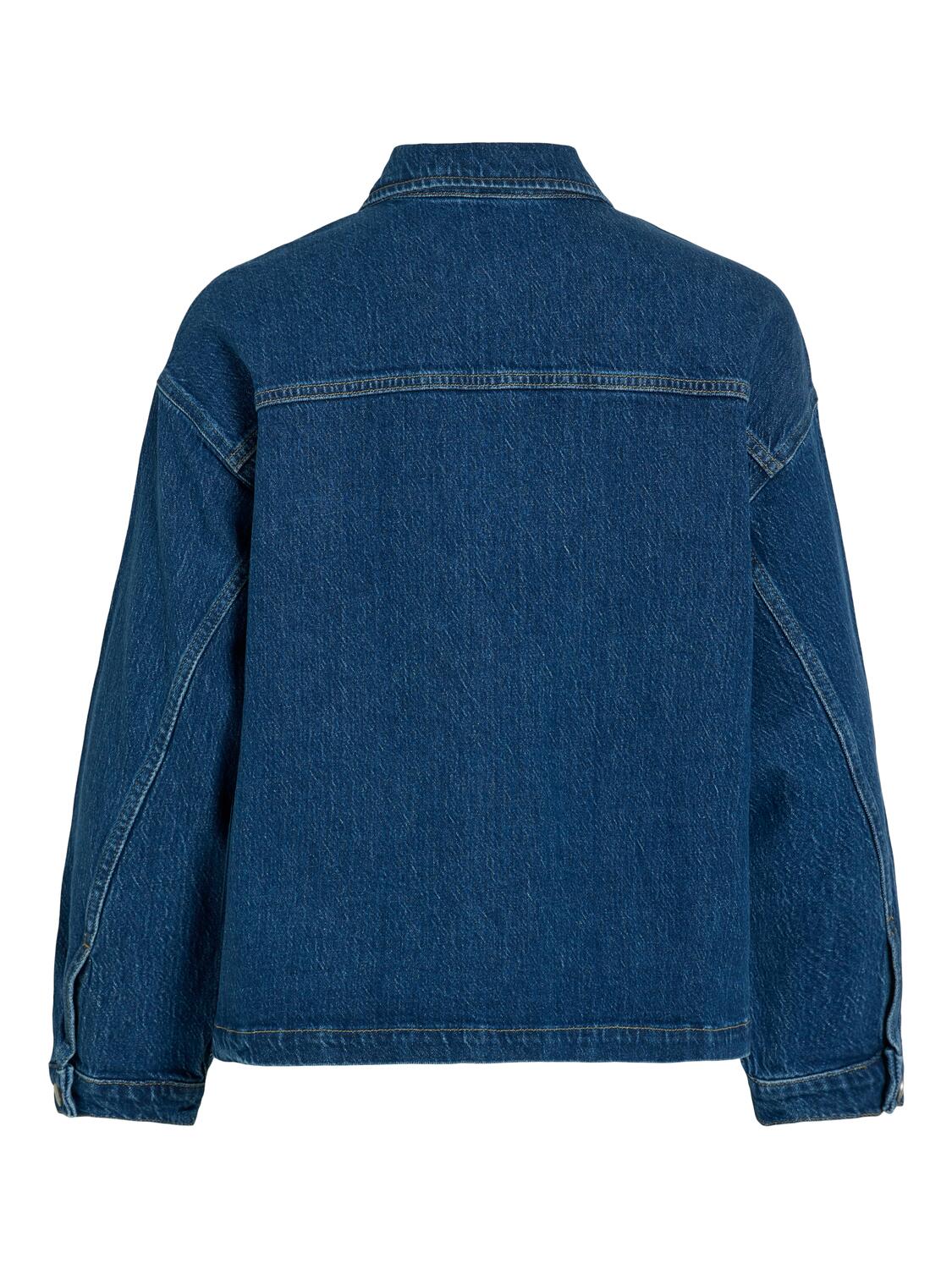 Vijaf denimjakke - Medium Blue Denim