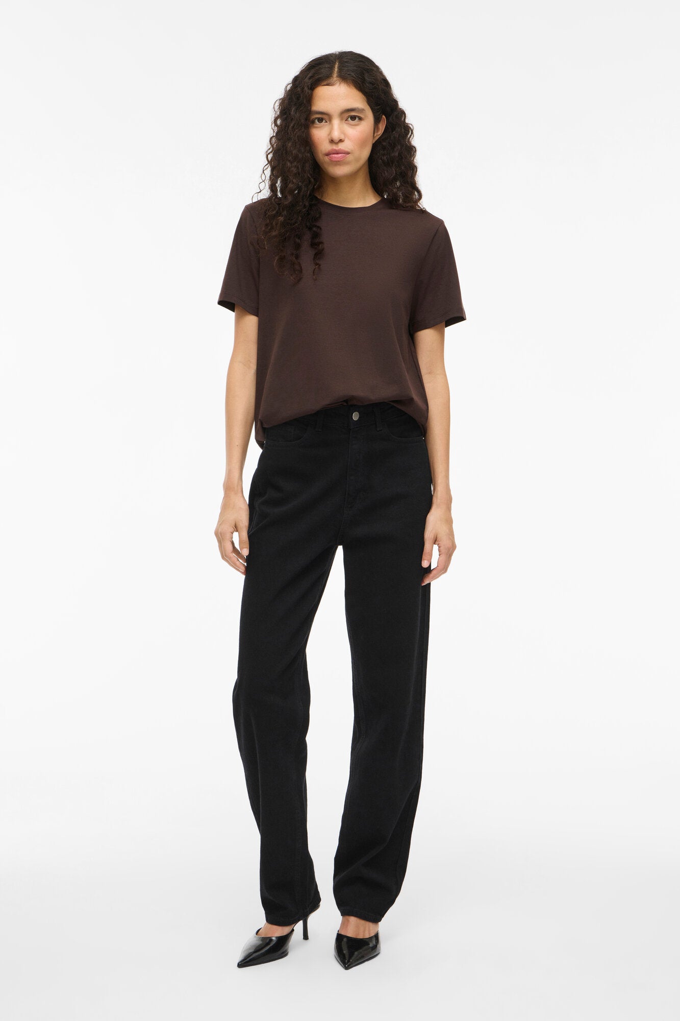 Vinora t-shirt - Coffee Bean