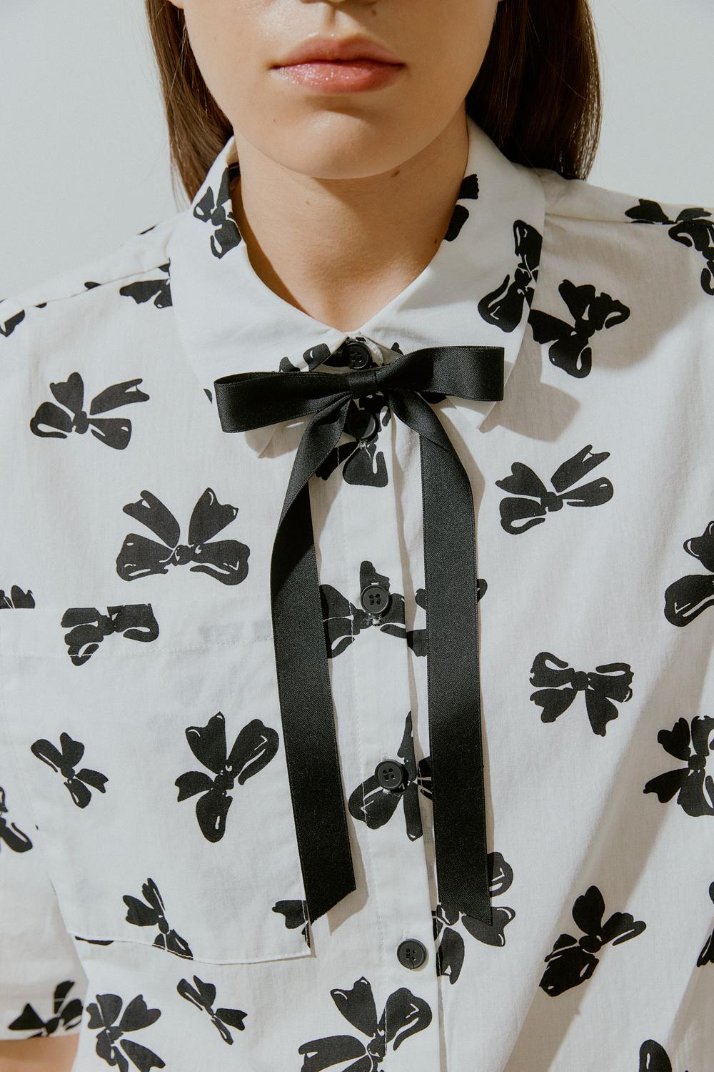 Vinaila kortærmet skjorte - Cloud Dancer