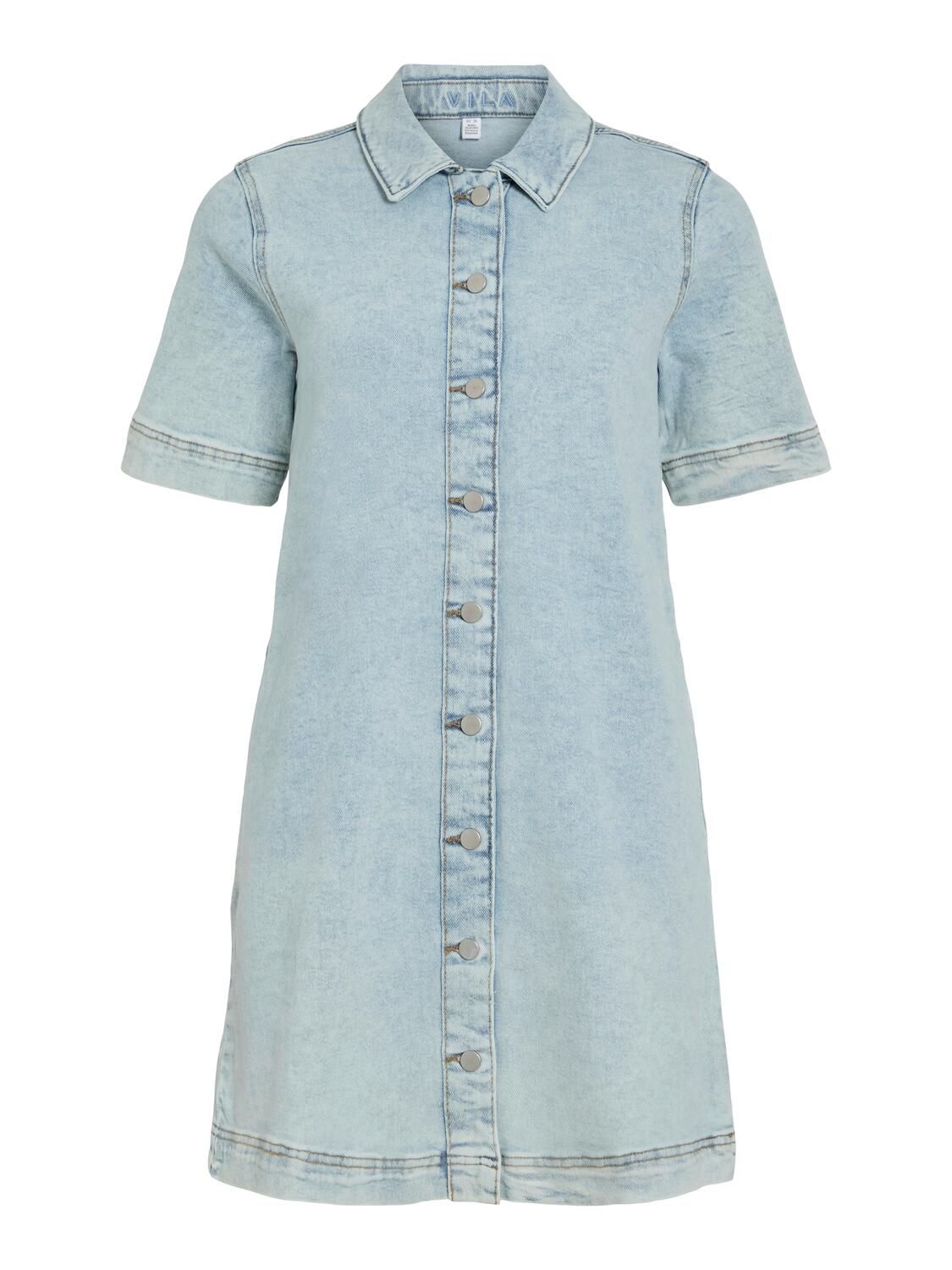 Visol denimkjole - Light Blue Denim