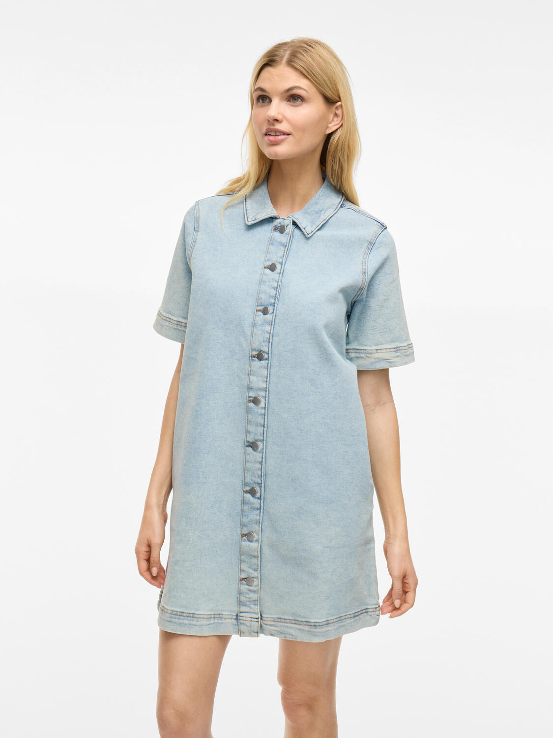 Visol denimkjole - Light Blue Denim