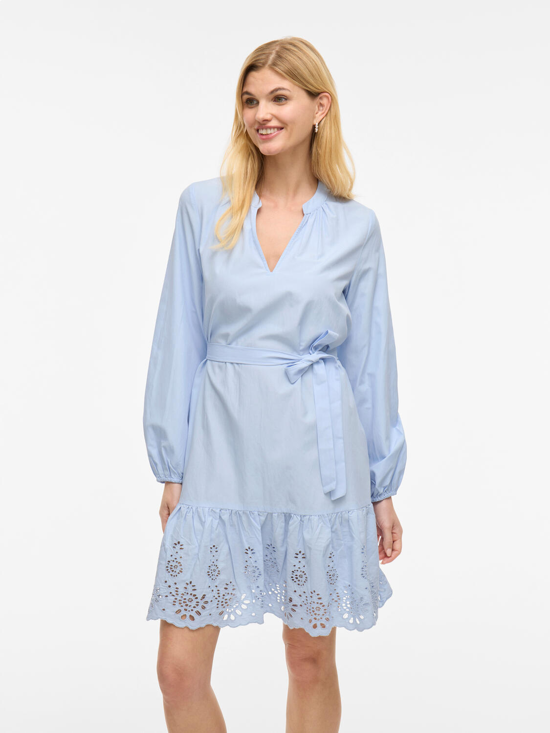 Vikelli kjole - Kentucky Blue