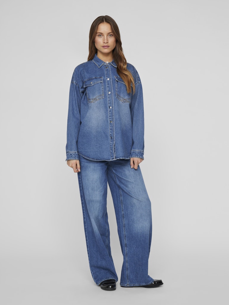 Vilarrie denimskjorte - Dark Denim