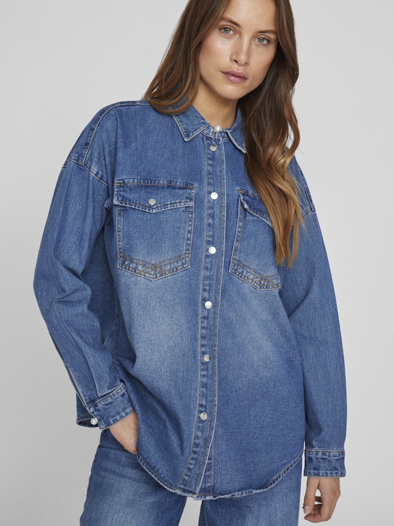 Vilarrie denimskjorte - Dark Denim