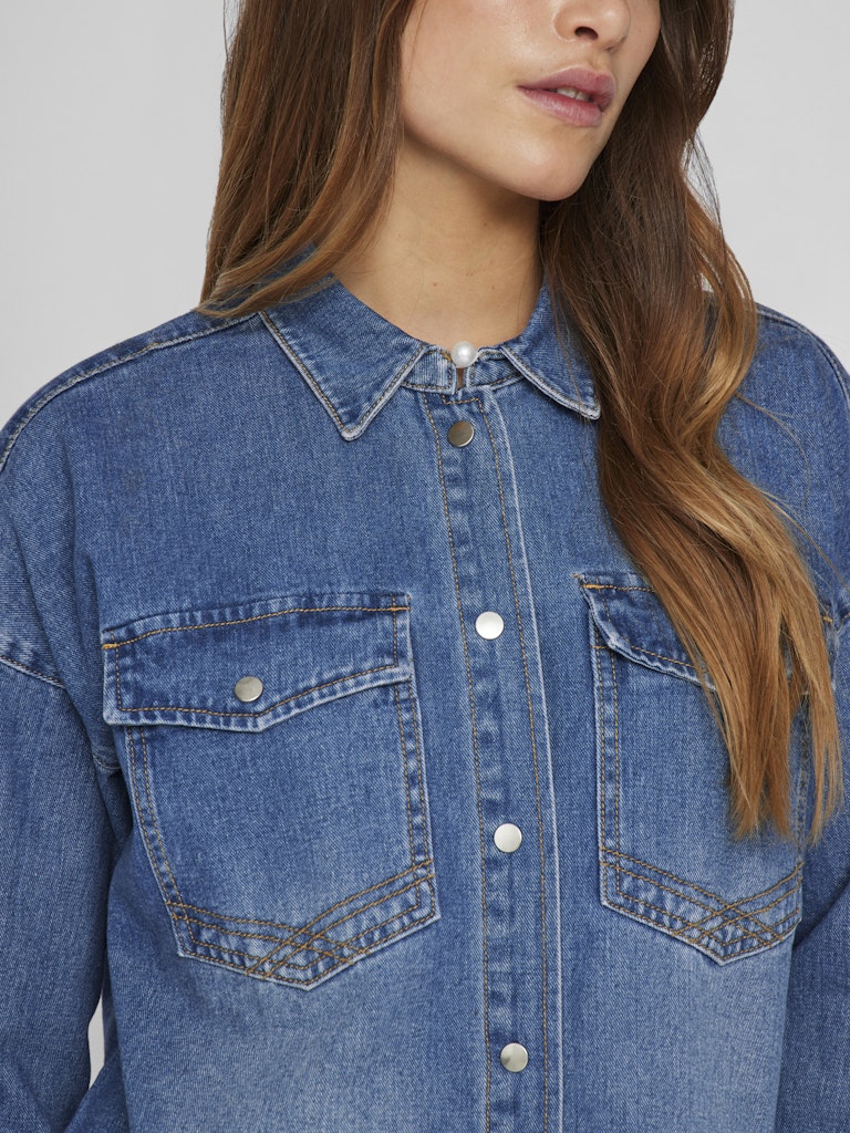 Vilarrie denimskjorte - Dark Denim