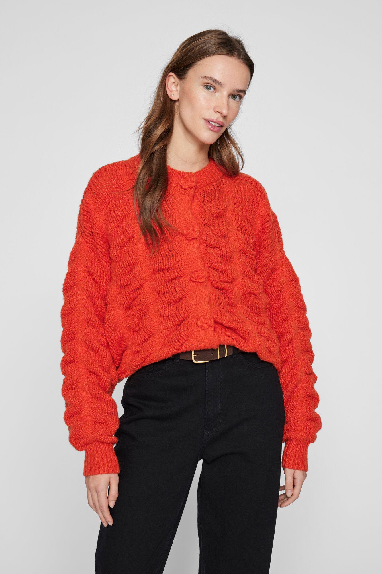 Vichana cardigan - Poppy Red