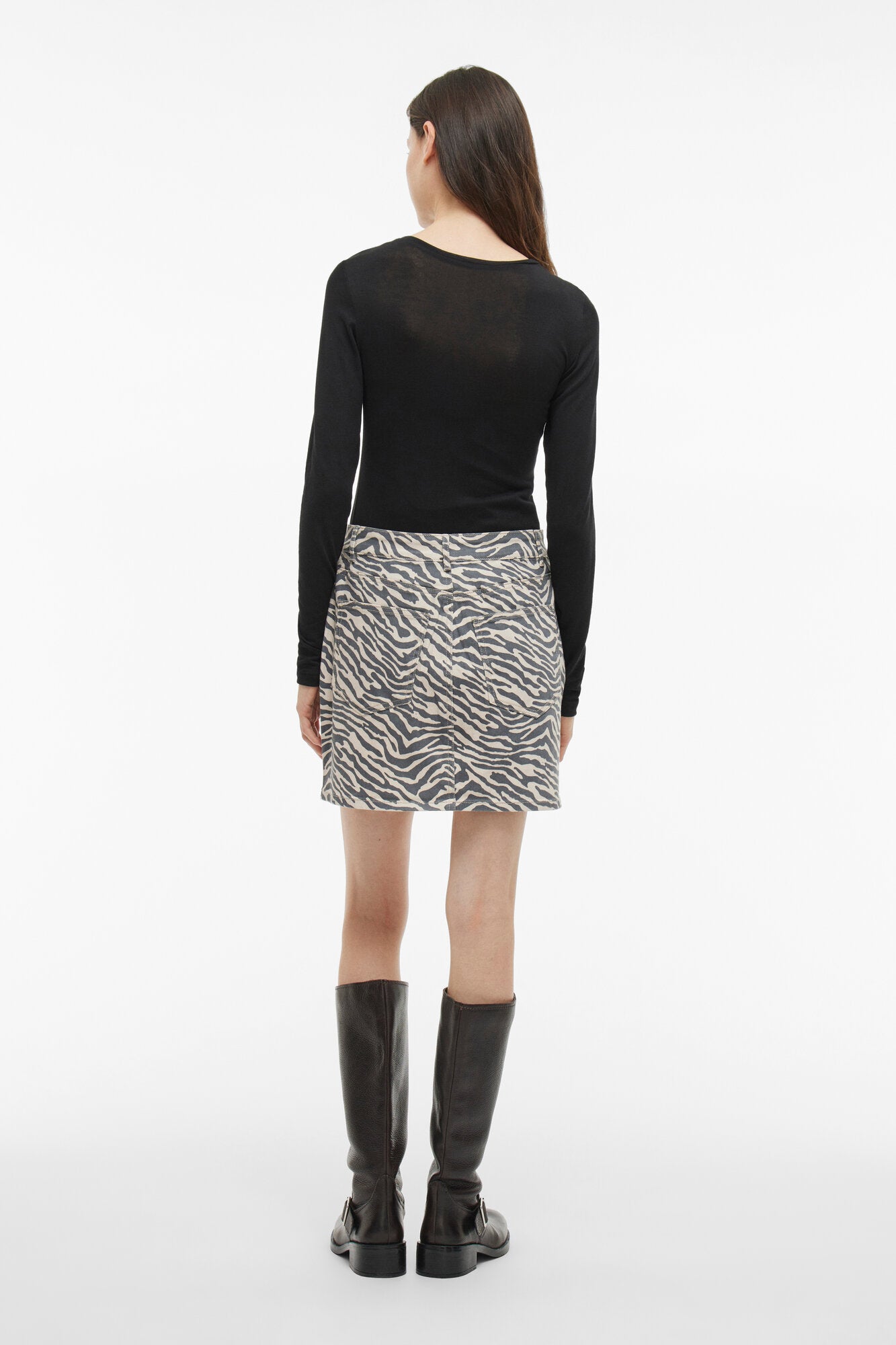 Vichia mini denimnederdel - Birch