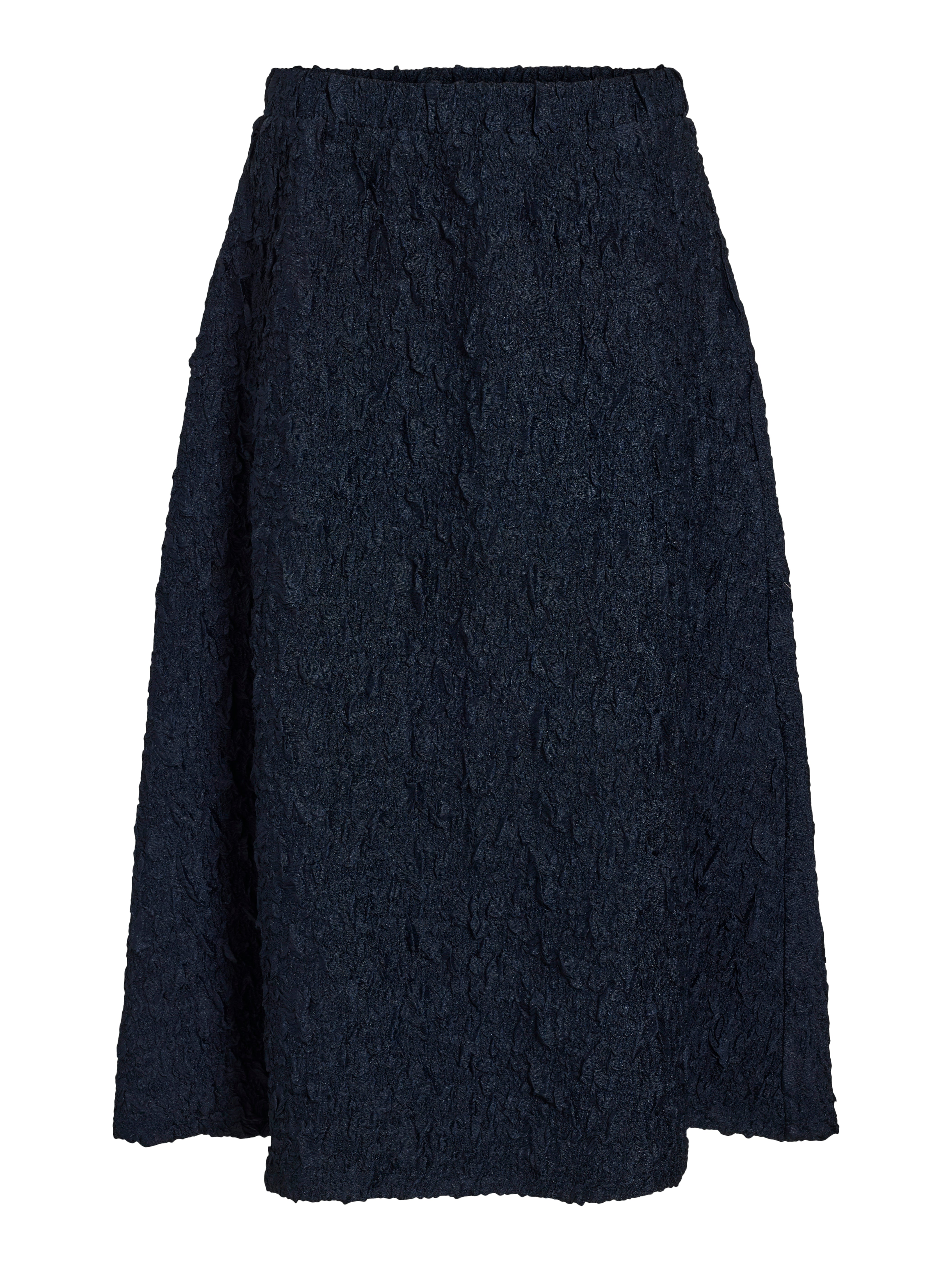 Visophia Volume Midi nederdel - Navy Blazer
