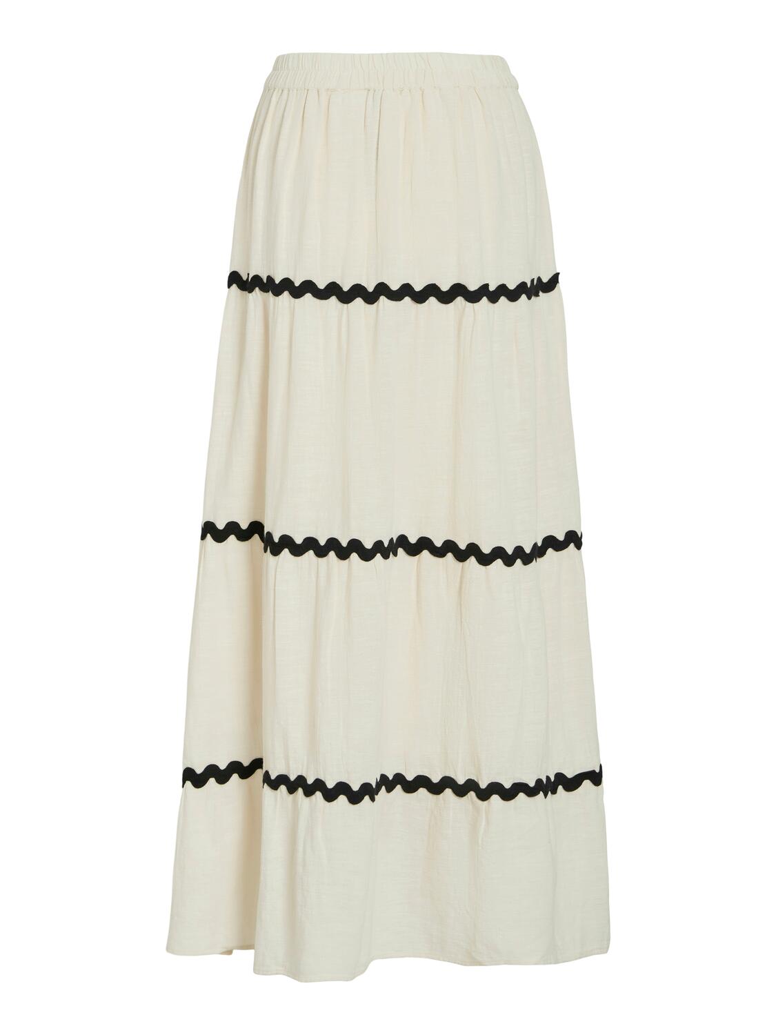 Vimanda Wavy lang nederdel - Birch