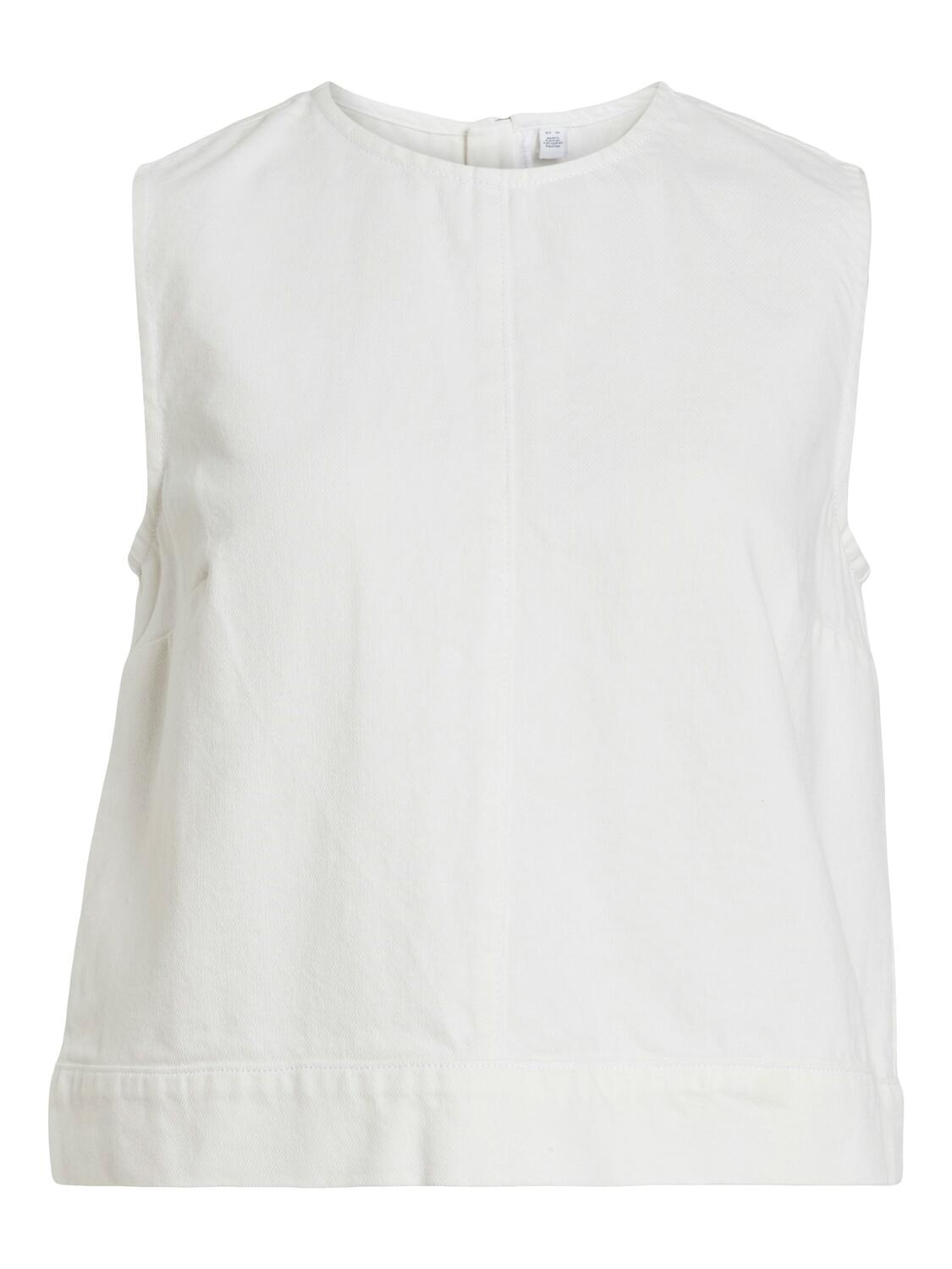 Vipal denimtop - hvid