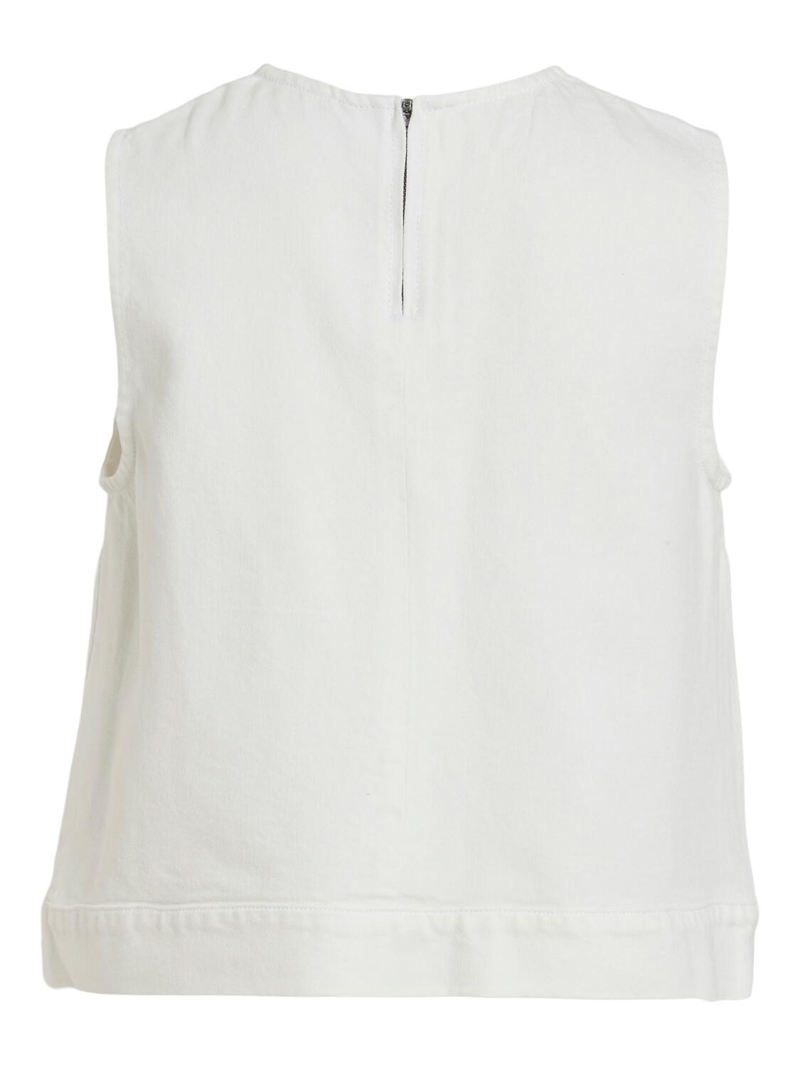 Vipal denimtop - hvid
