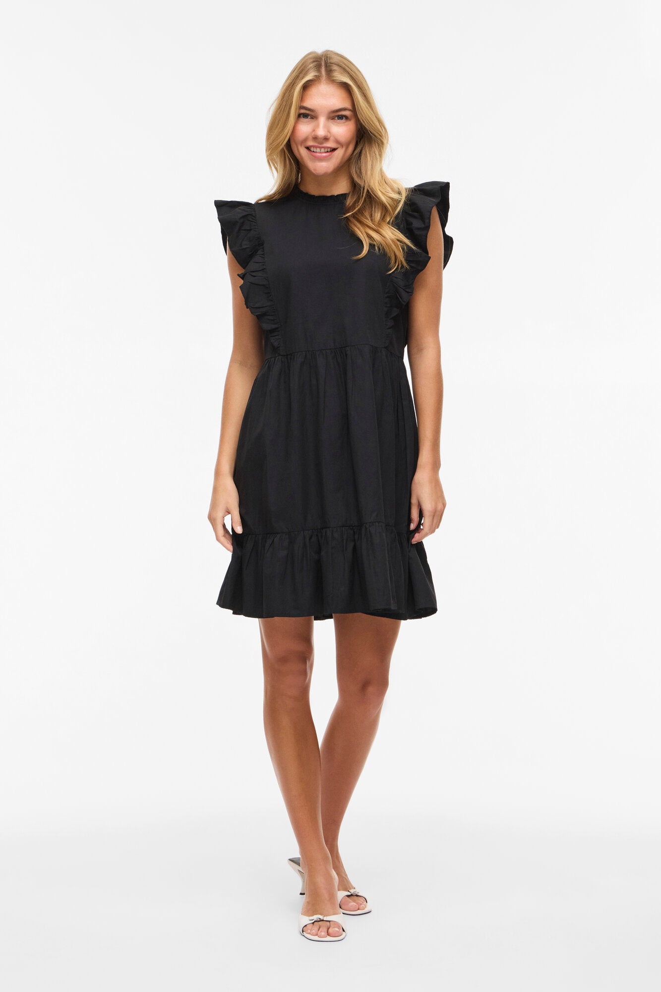 Virufella Frill kjole - Black Beauty