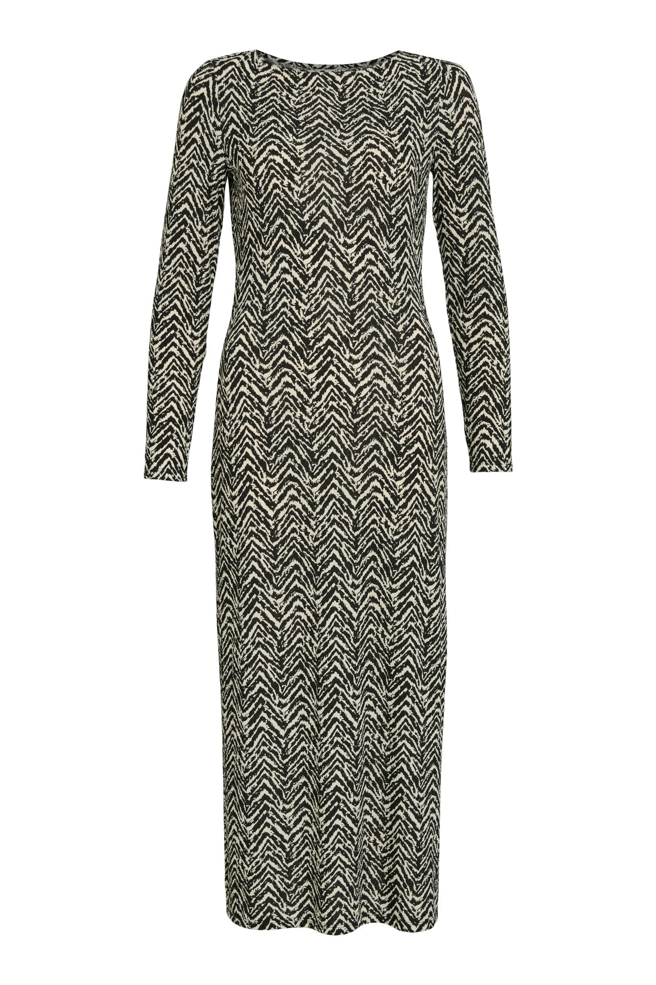 Vimadora Lua Boatneck midi kjole - Black Beauty
